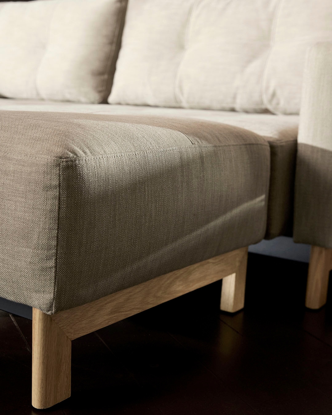 INNOVATION LIVING ™ Schlafsofa »Pyxis, 3-Sitzer Sofa mit extrabreiter Bettfunktion, Skandi-Design« Multifunktionssofa, extrabequem durch Taschenfederkern, Dauerschläfer