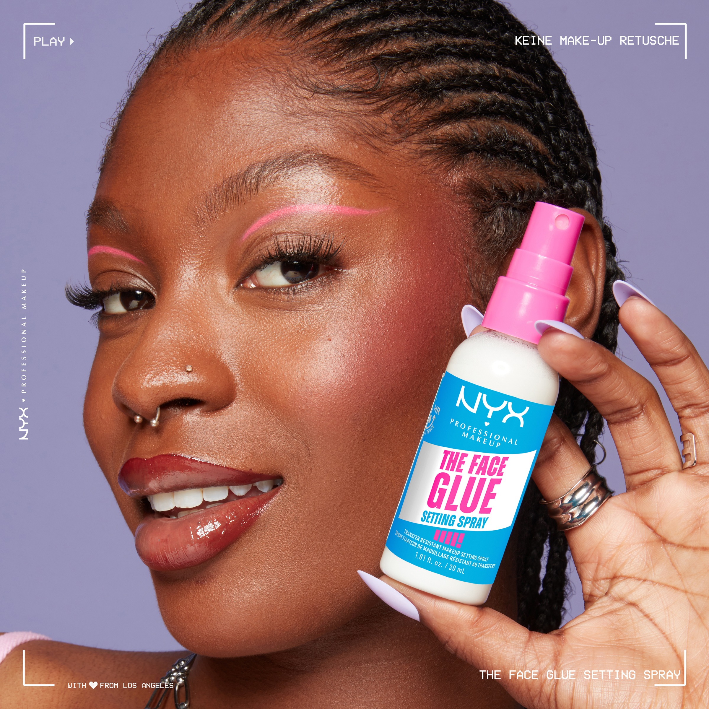 NYX Fixierspray »NYX Professional Makeup The Face Glue Setting Spray«