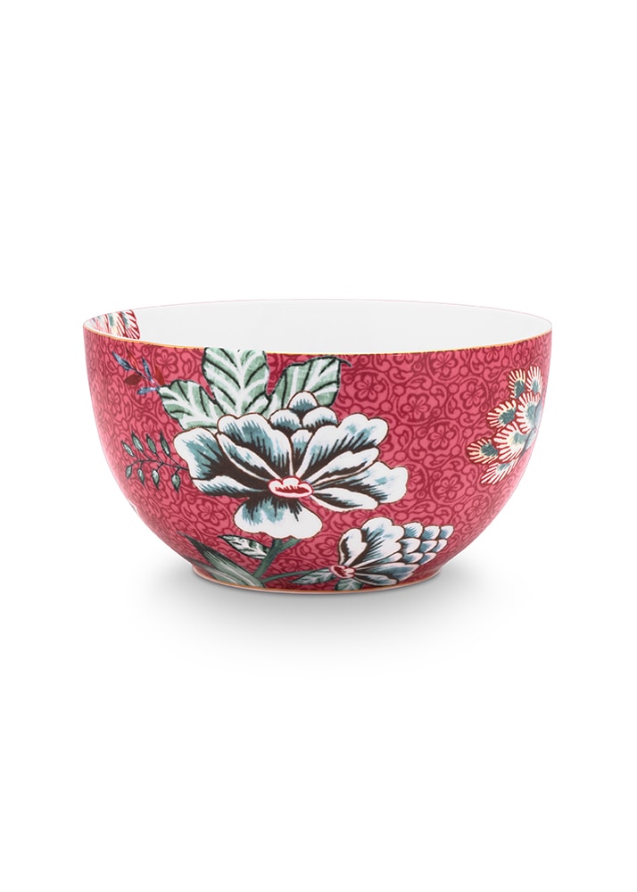PiP Studio Tapas-Schale »Flower Festival, Schale im 4er Set«, 4 tlg., aus Porzellan, Snackschale, Dipschale, Servierschale, Ø 12 cm