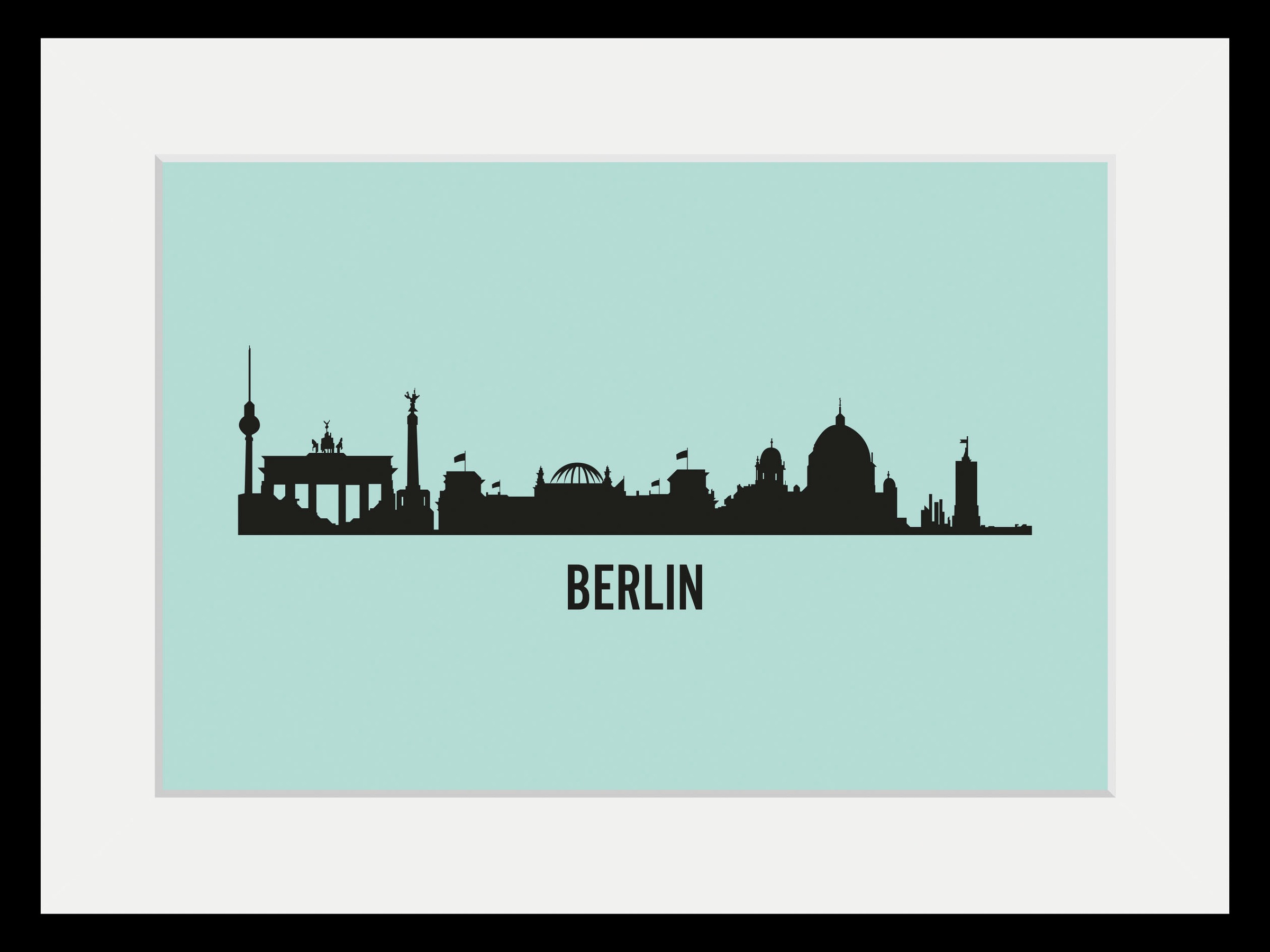 queence Bild »Berlin Skyline«, Städte-Stadt-Deutschland-Kirche-Gebäude-Schr günstig online kaufen