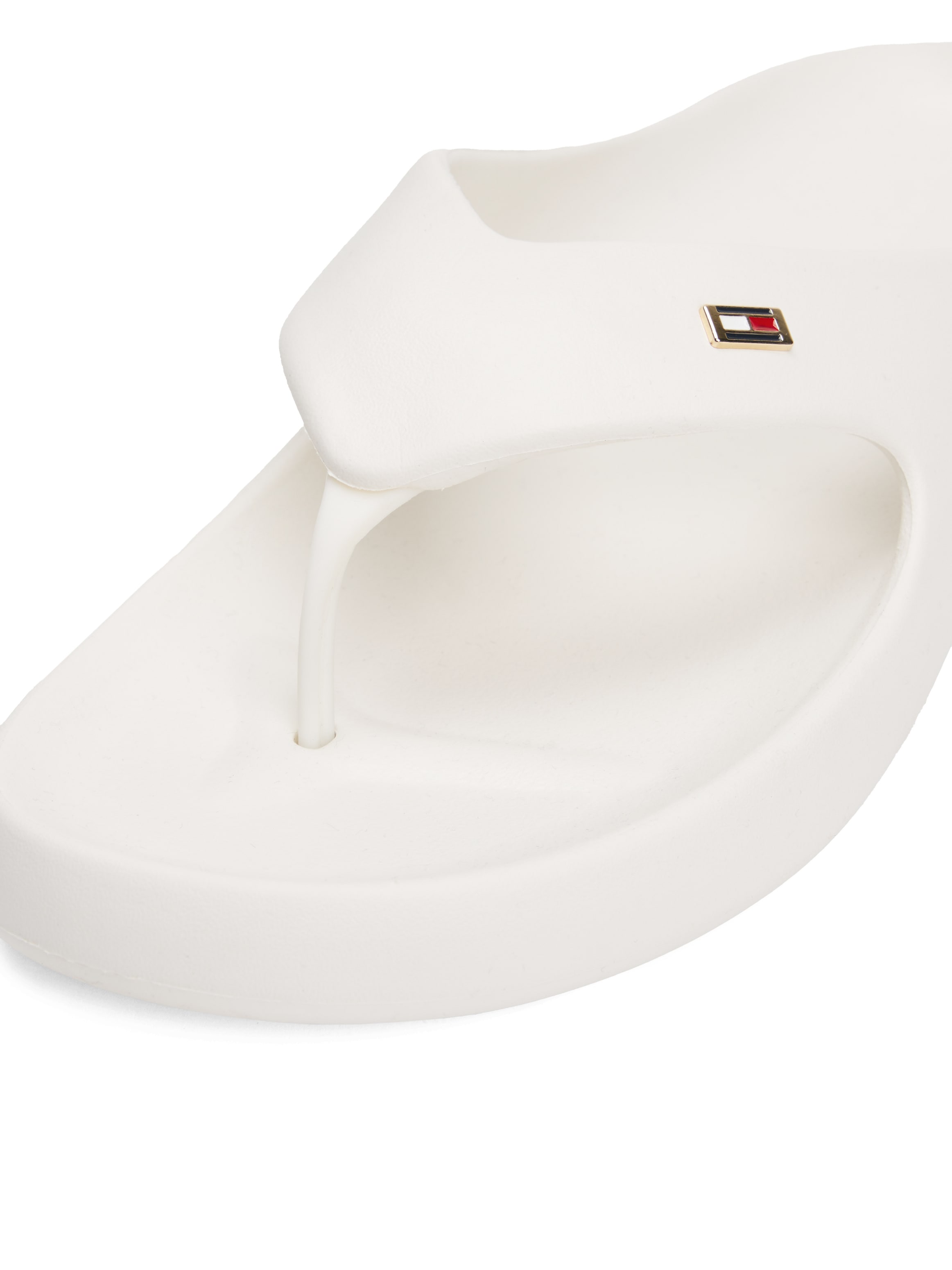 Tommy Hilfiger Zehentrenner »TH COMFORT BEACH SANDAL«, Dianette, Sommerschuh, Bequemschuh mit kleiner Logostickerei