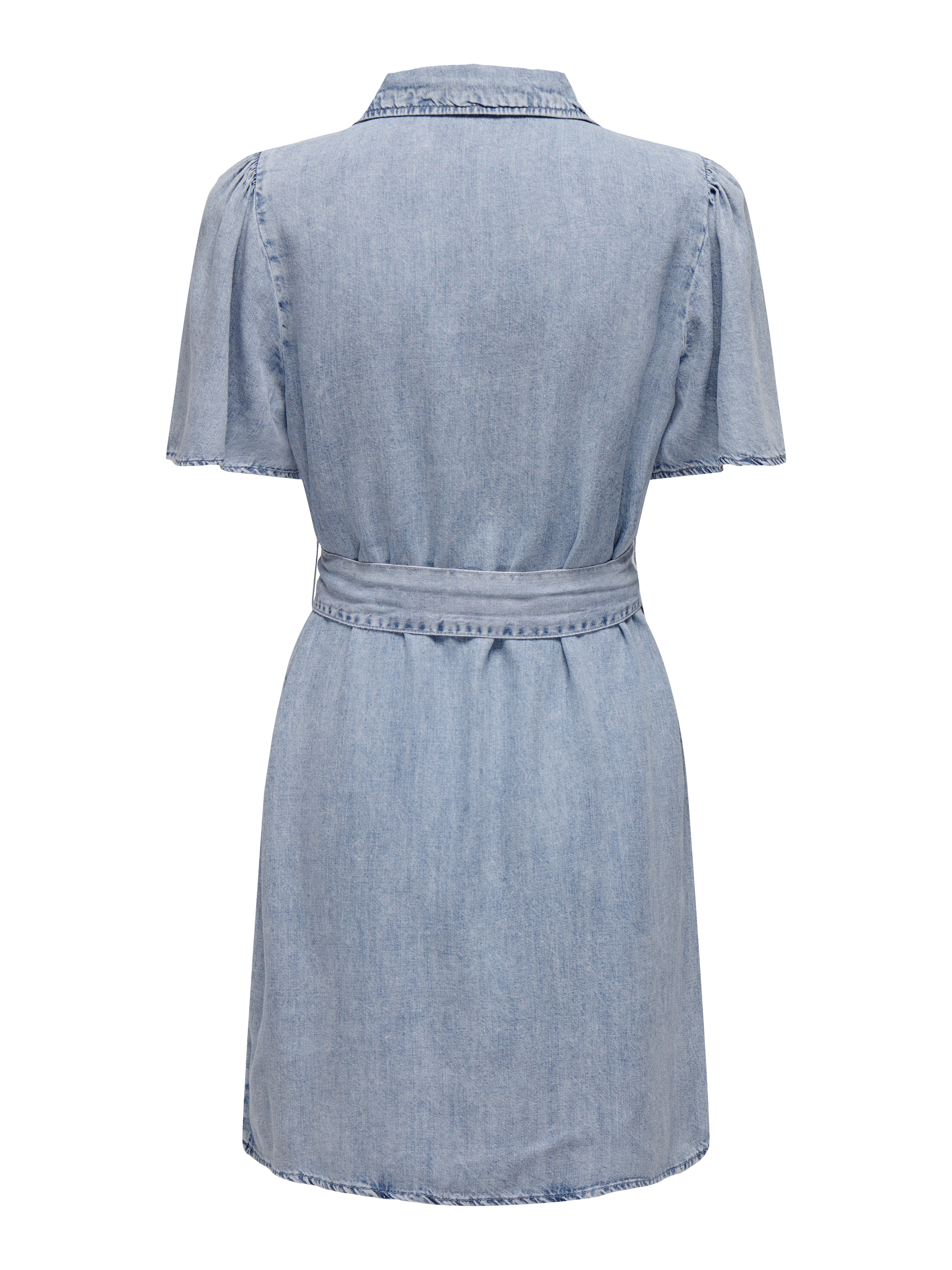 ONLY Jeanskleid »ONLHELENA SS BELTED DNM DRESS QYT« Viskose, regular fit