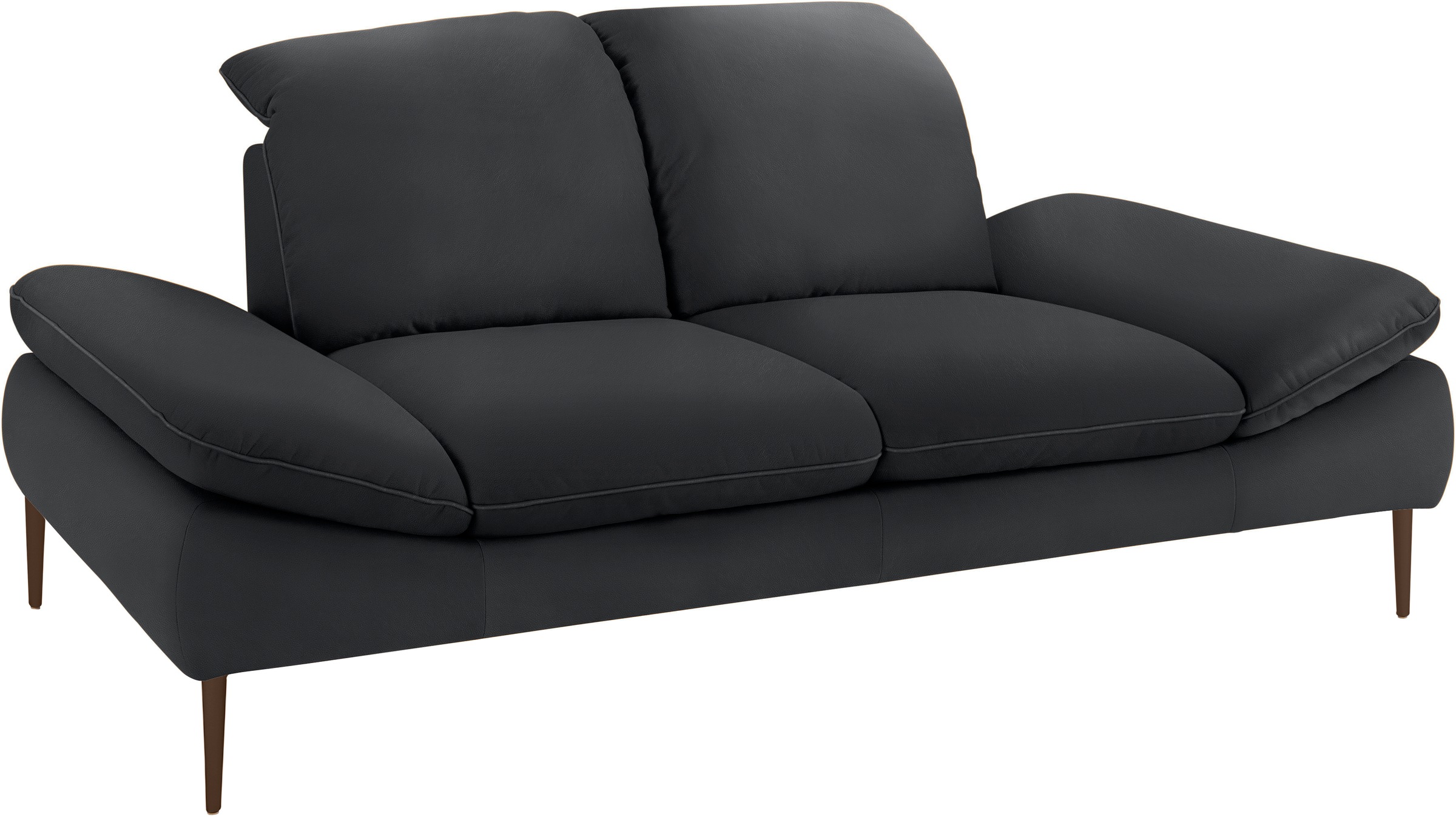 W.SCHILLIG 2,5-Sitzer »enjoy&MORE« Sitztiefenverstellung, Füße bronze pulve günstig online kaufen