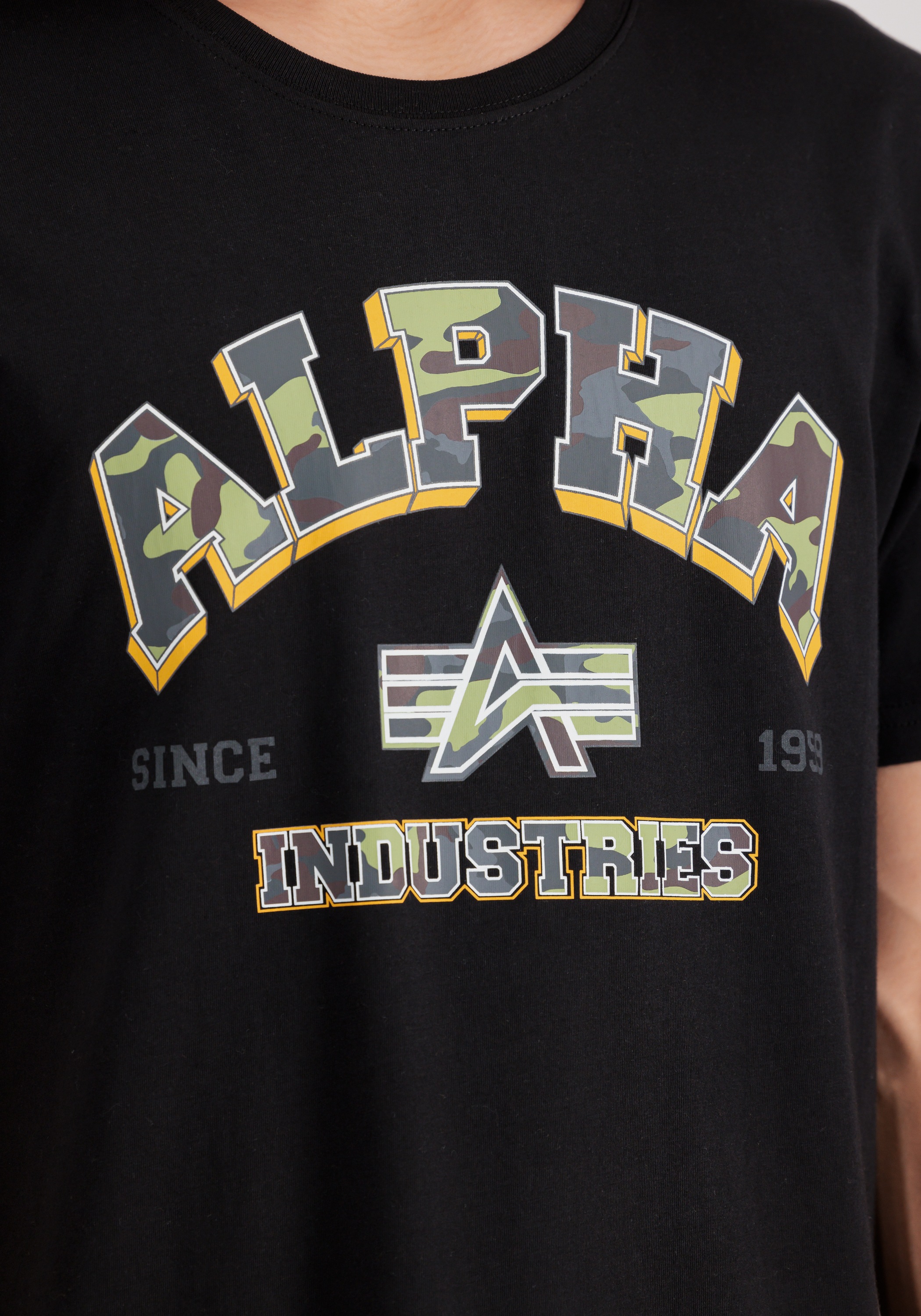 Alpha Industries T-Shirt »Alpha Industries Men - T-Shirts College Camo T«