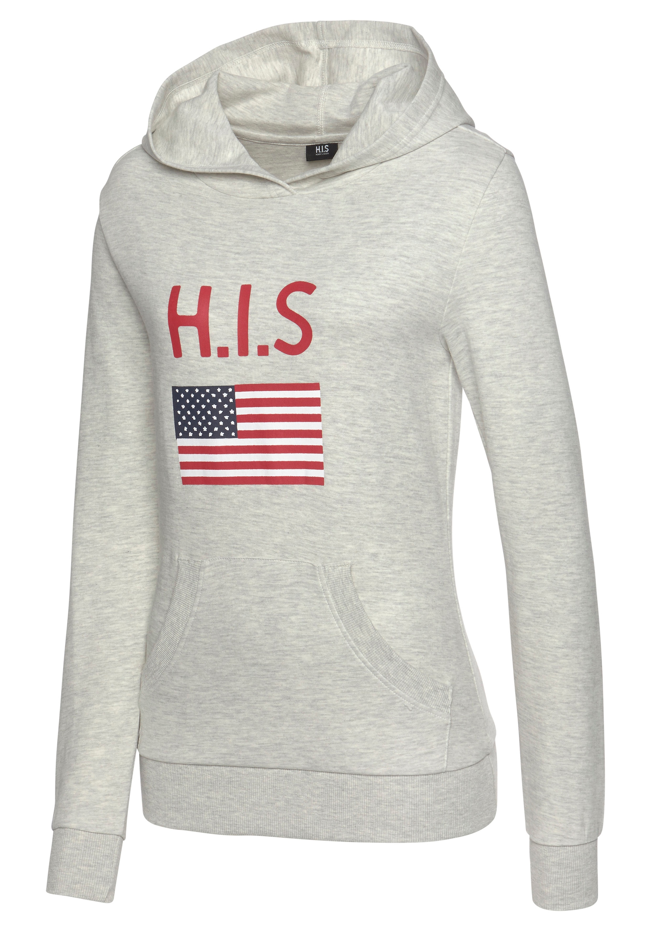 H.I.S Kapuzensweatshirt, mit Logodruck und Kängurutasche, Loungeanzug, Hoodie