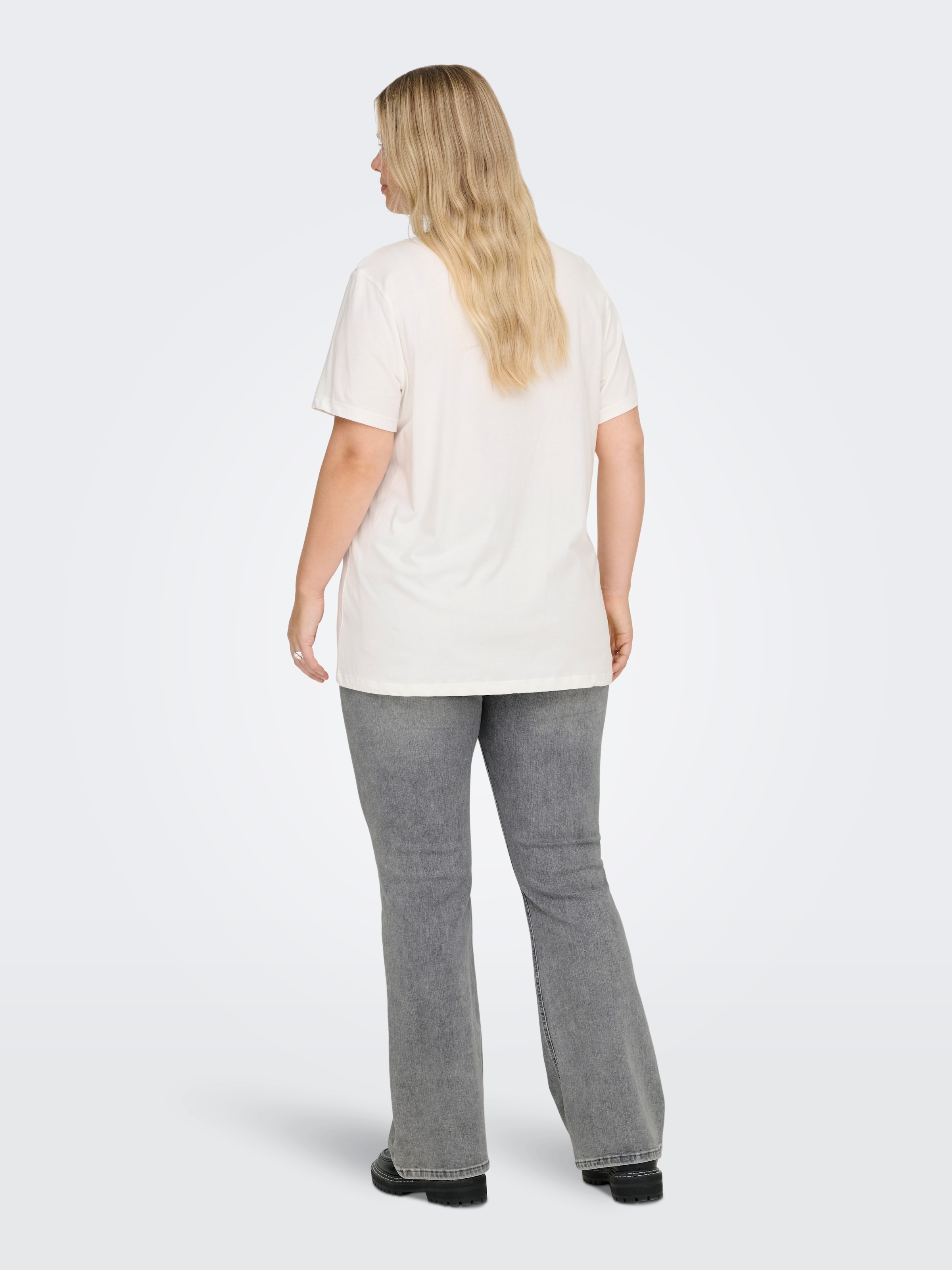 ONLY CARMAKOMA Kurzarmshirt »CARCRUZ LIFE SS O-NECK REG TEE JRS« Baumwolle, regular fit