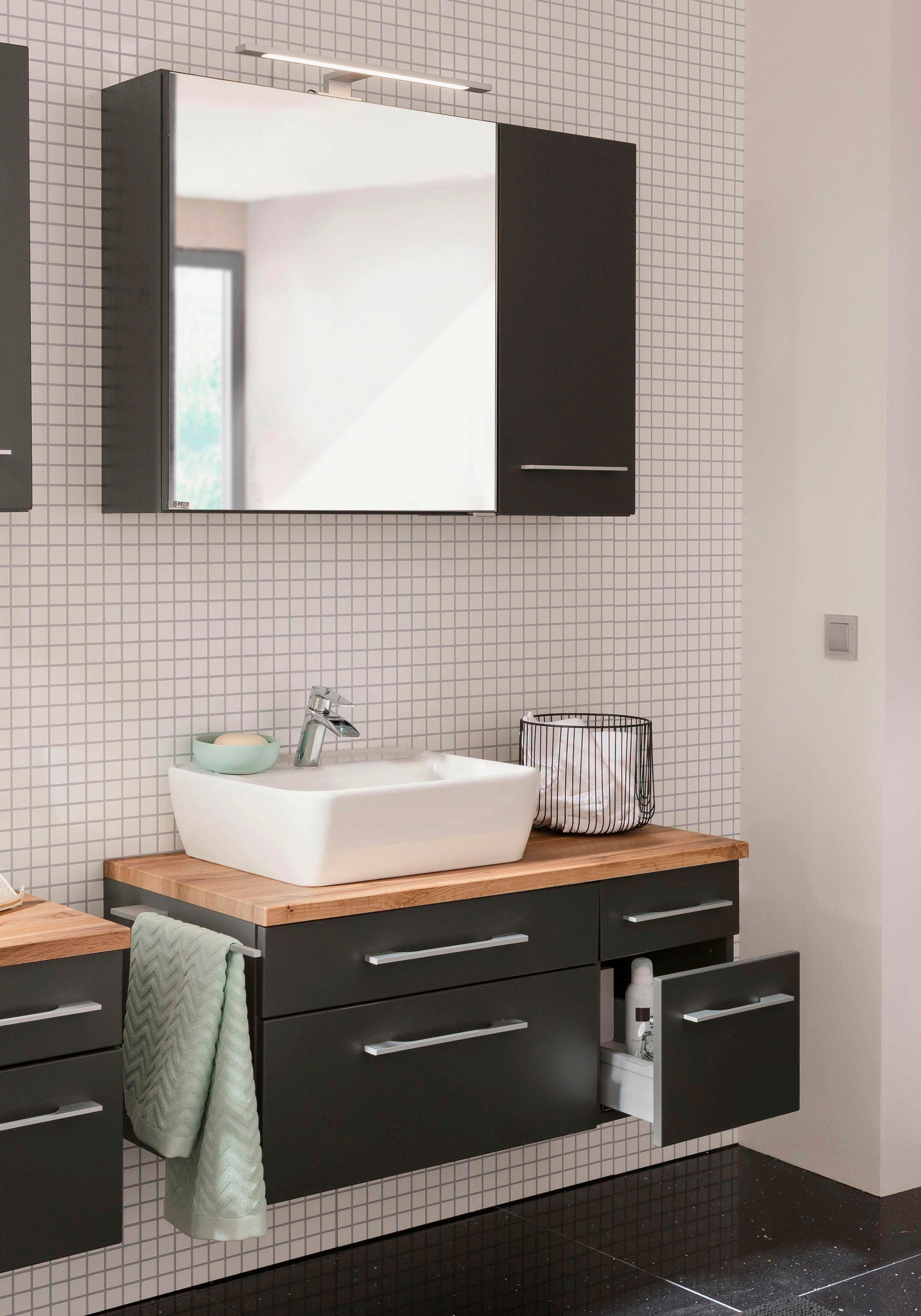 welltime Badmöbel-Set »Davos« 3 Stk. tlg. günstig online kaufen