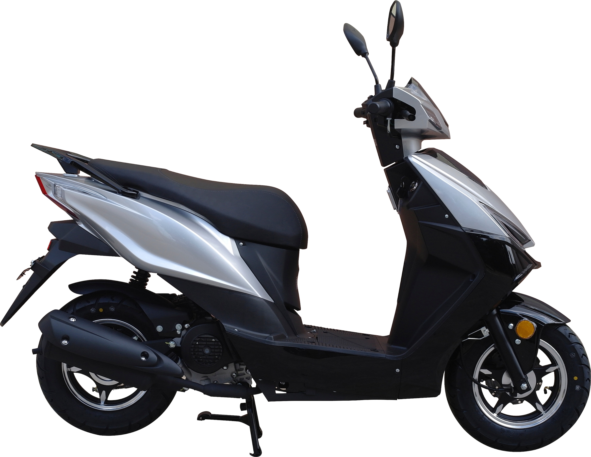 GT UNION Motorroller »Sonic X 45«, 49,6 cm³, 45 km/h, Euro 5, 3 PS, (Komplett-Set, 2 tlg.), Luftgekühlter Motor