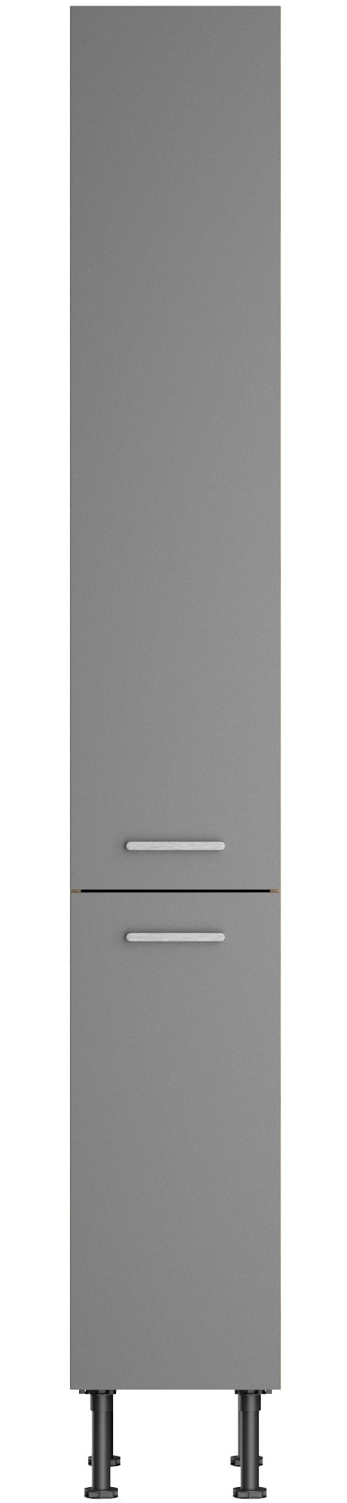 KOCHSTATION Apothekerschrank »KS-Lucy« Breite 30 cm, mit 2 Auszügen, Soft-Close, höhenverstellbare Füße