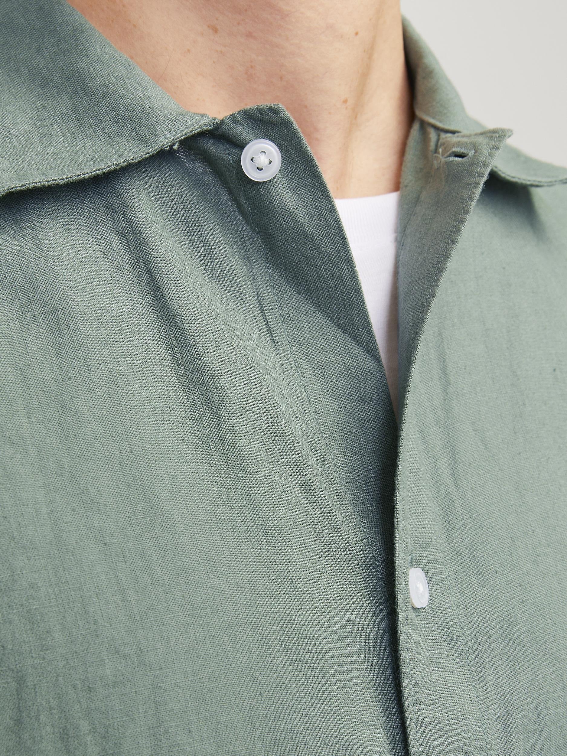 Jack & Jones Kurzarmhemd »JORFARO LINEN OVERSIZED SHIRT SS SN«