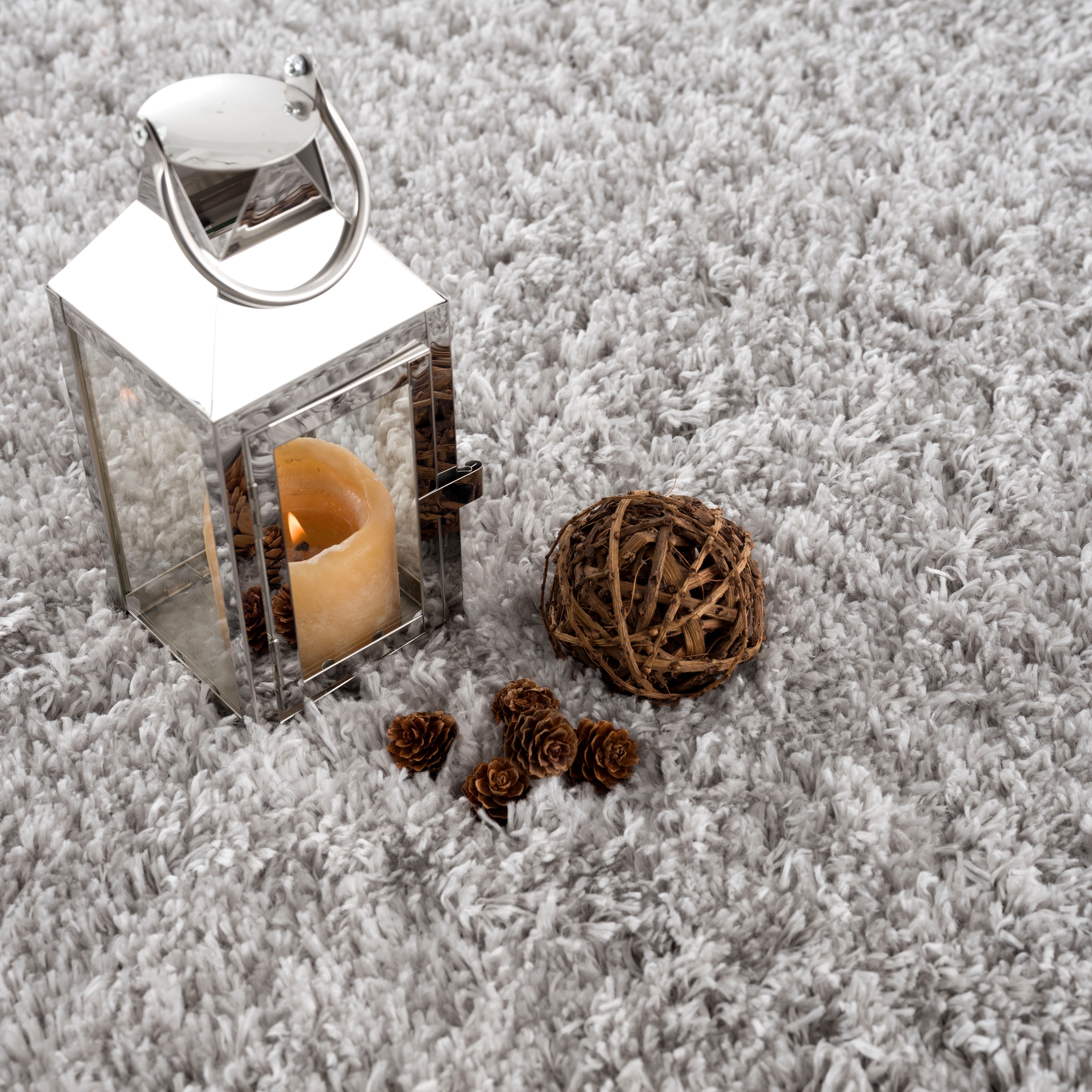 Sanat Hochflor-Teppich »Porto«, rechteckig, 45 mm Höhe, Wohnzimmer, Langflor, Shaggy, auch als Läufer