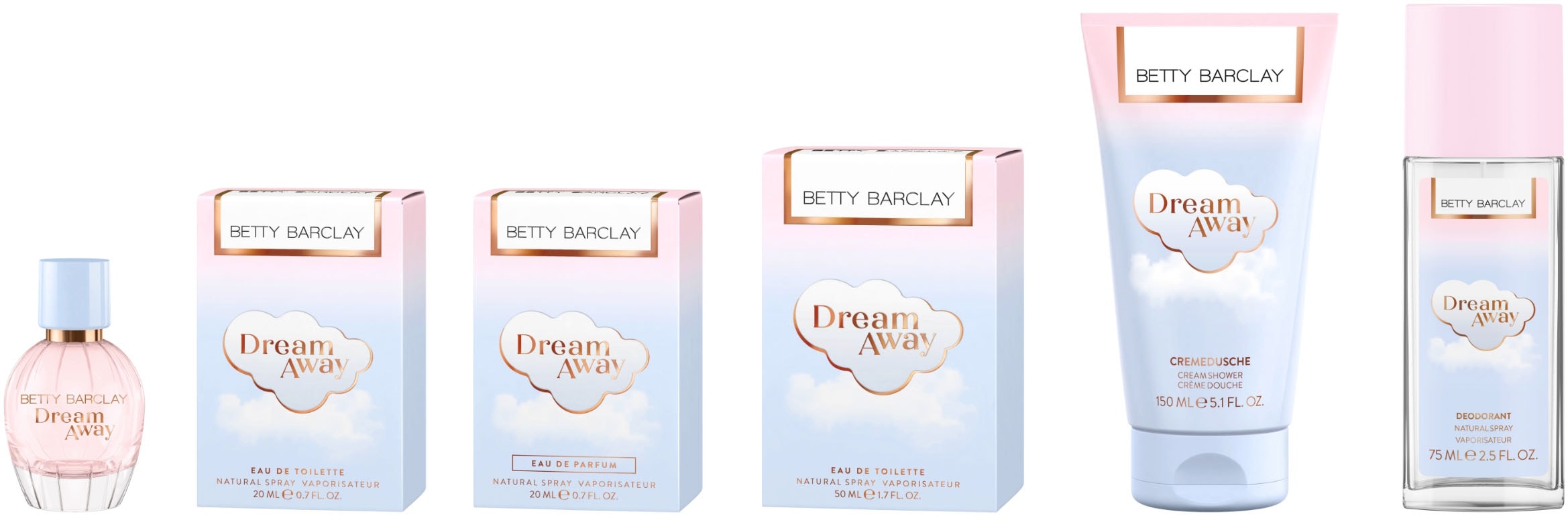 Betty Barclay Eau de Toilette »Betty Barclay Dream Away EDT NATURAL SPRAY 50 ML«, (Packung, 1 tlg.)