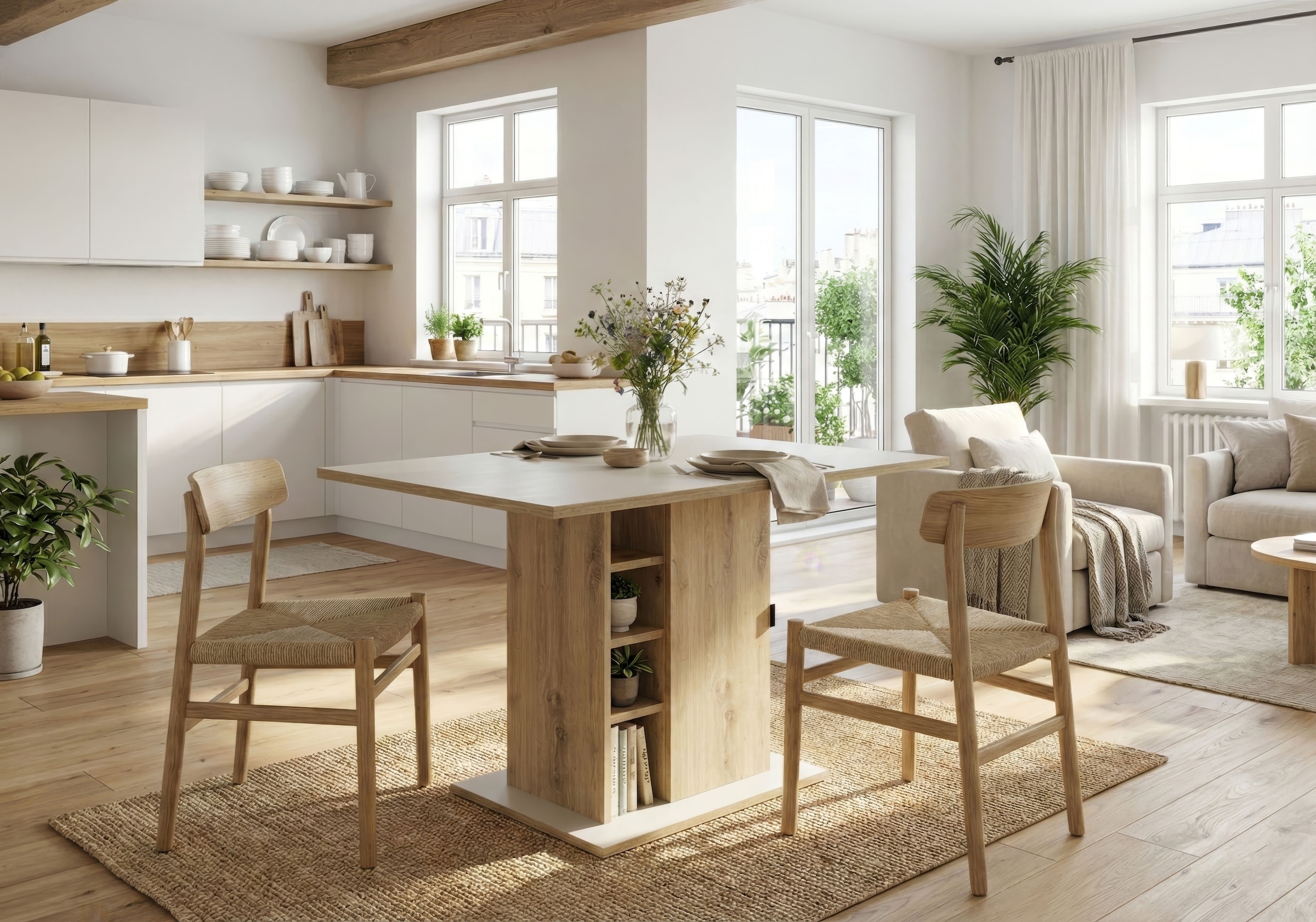 Gami Esstisch »Belford« Ein Tisch mit Stauraum