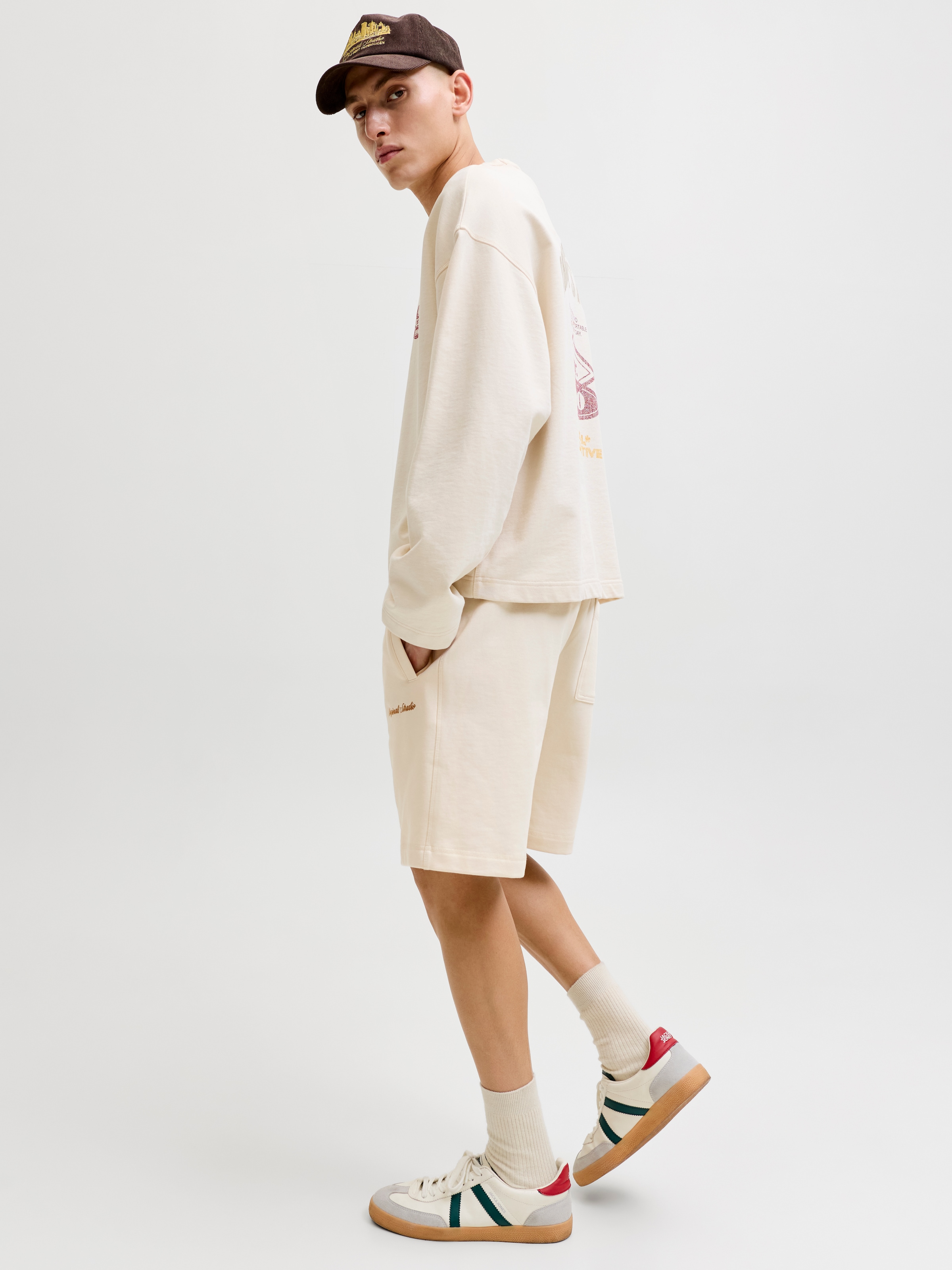 Jack & Jones Sweatshorts »JPSTKARL NORREBRO SWEAT SHORTS REG SN«  Baumwollmischung, relaxed fit