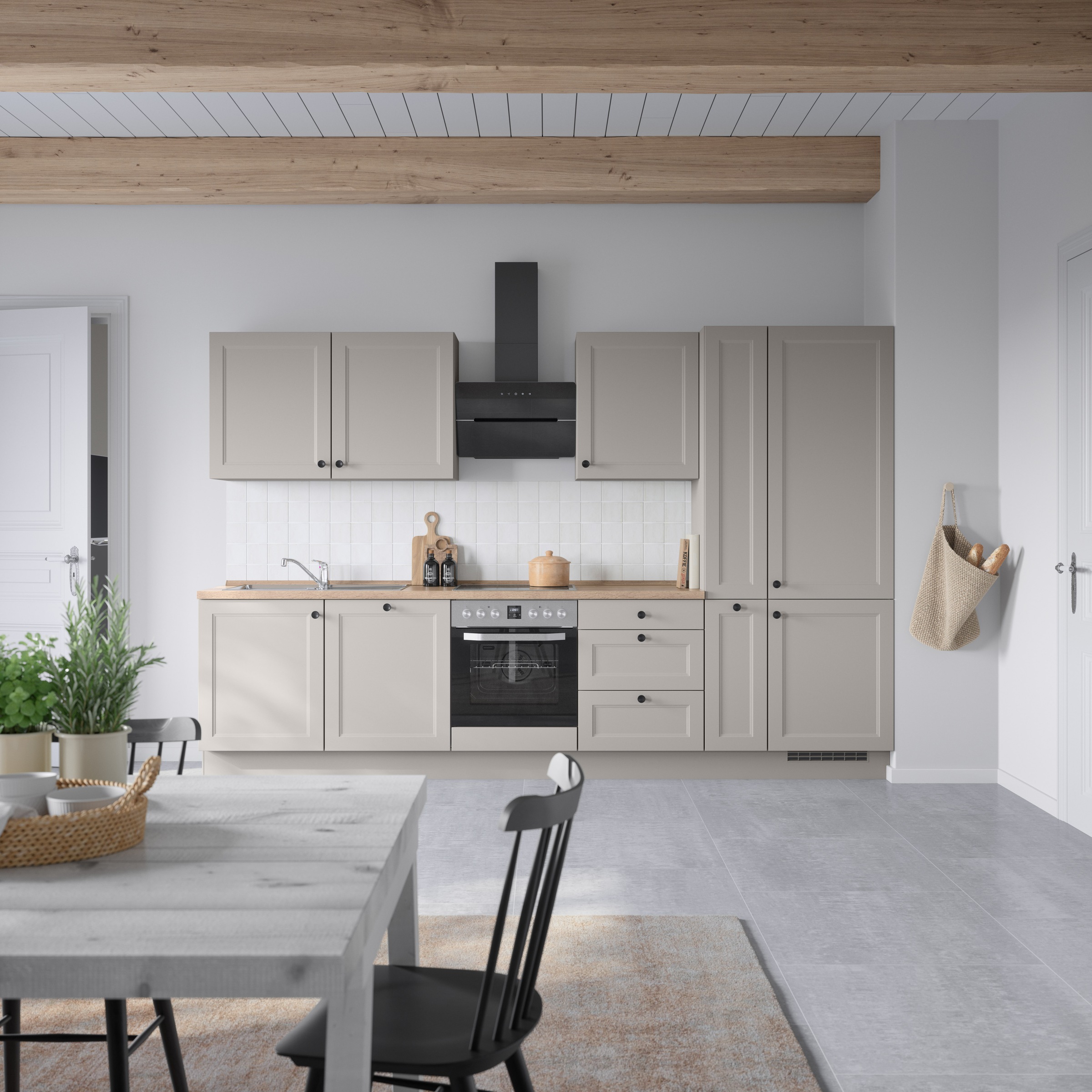 nobilia® Küchenzeile »"Cascada II"« vormontiert, Breite 330 cm, Ausrichtung günstig online kaufen