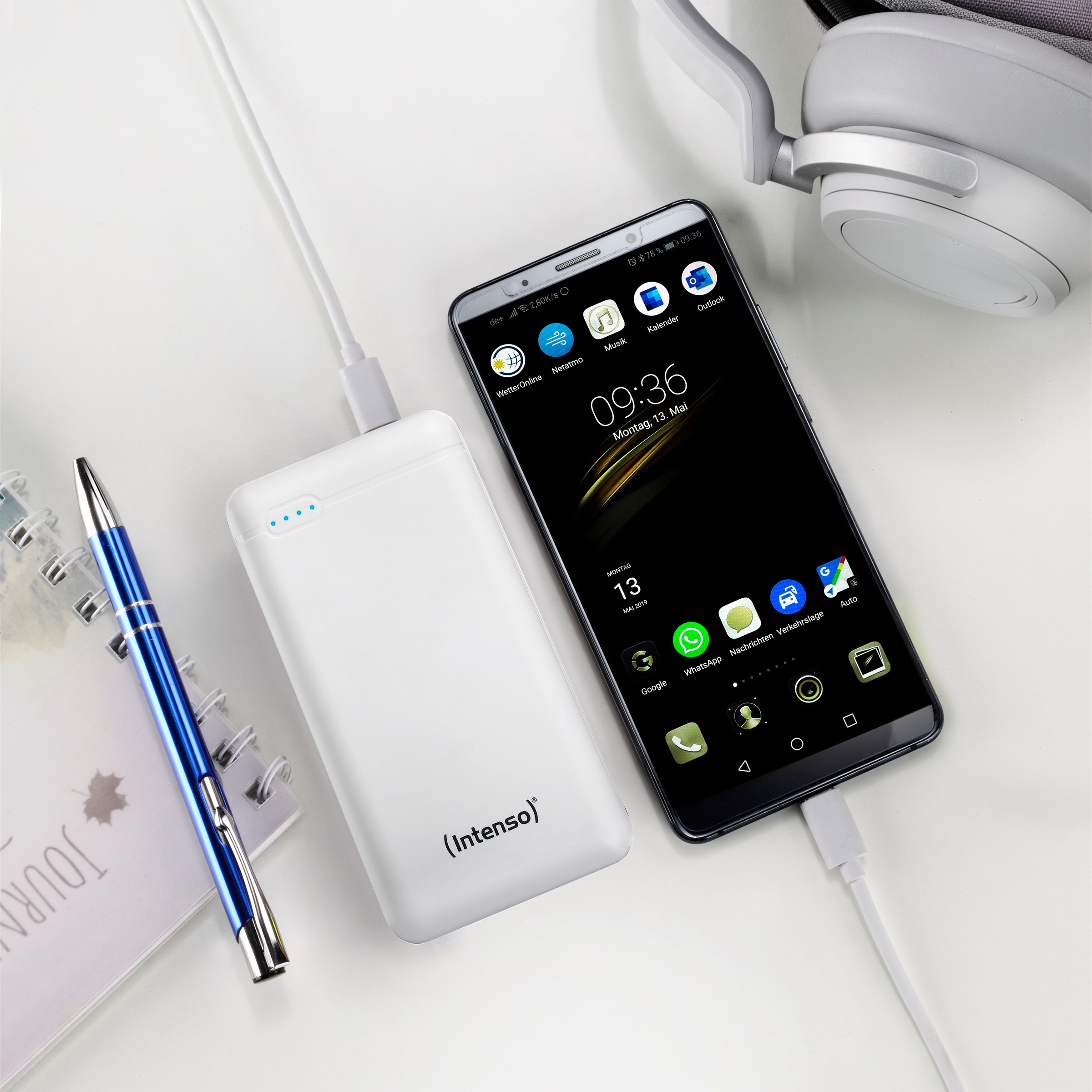 Intenso Powerbank »XS20000 Powerbank Zusatzakku LiPo 20000 mAh 7313552«, 20000 mAh