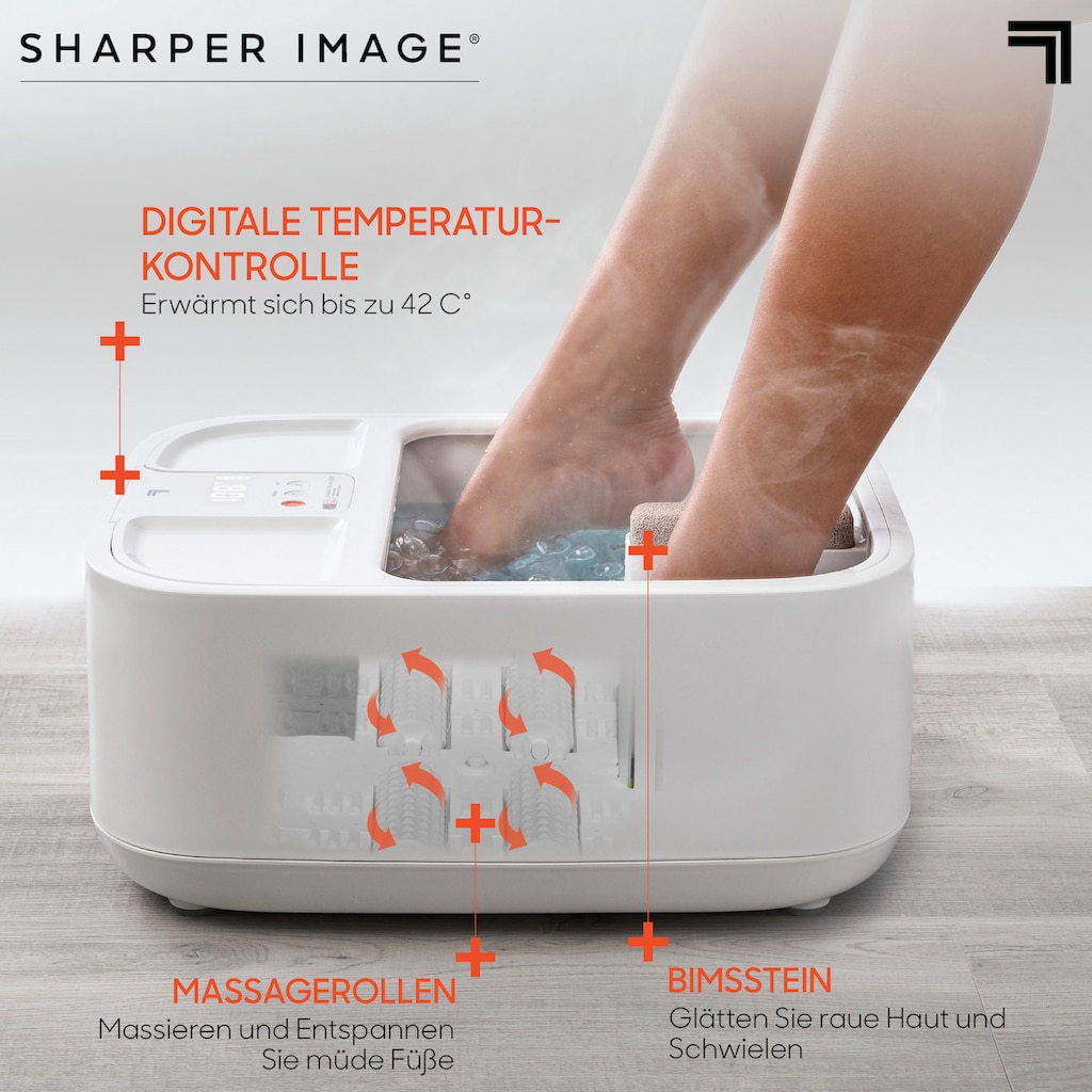 Sharper Image Fußbad »Elektrisch Beheizbares Fußmassagegerät SPAHAVEN«