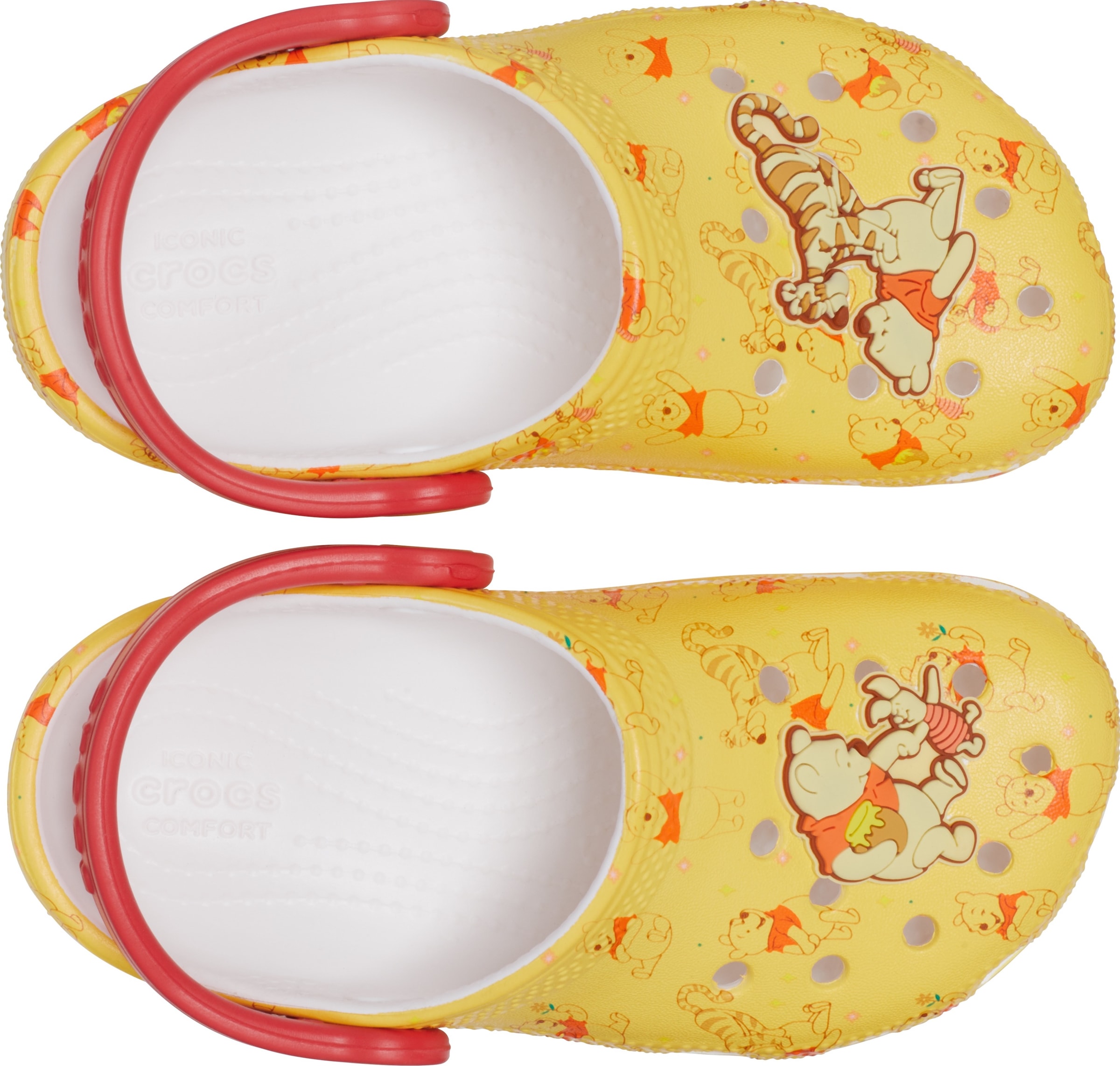 Crocs Clog »Classic Disney Winnie The Pooh«, Kindergartenschuh, Sonmmerschuh, Kinderschuh mit Fersenriemen