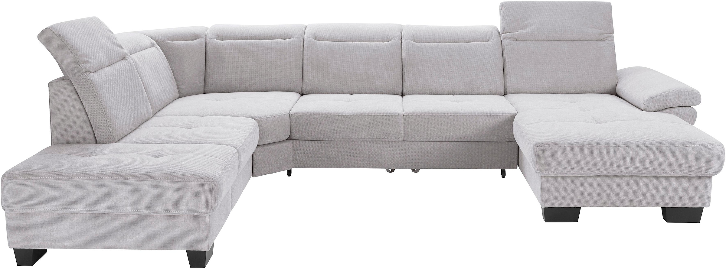 Home affaire Wohnlandschaft »Cornwall U-Form« inkl. Sitztiefenverstellung, günstig online kaufen