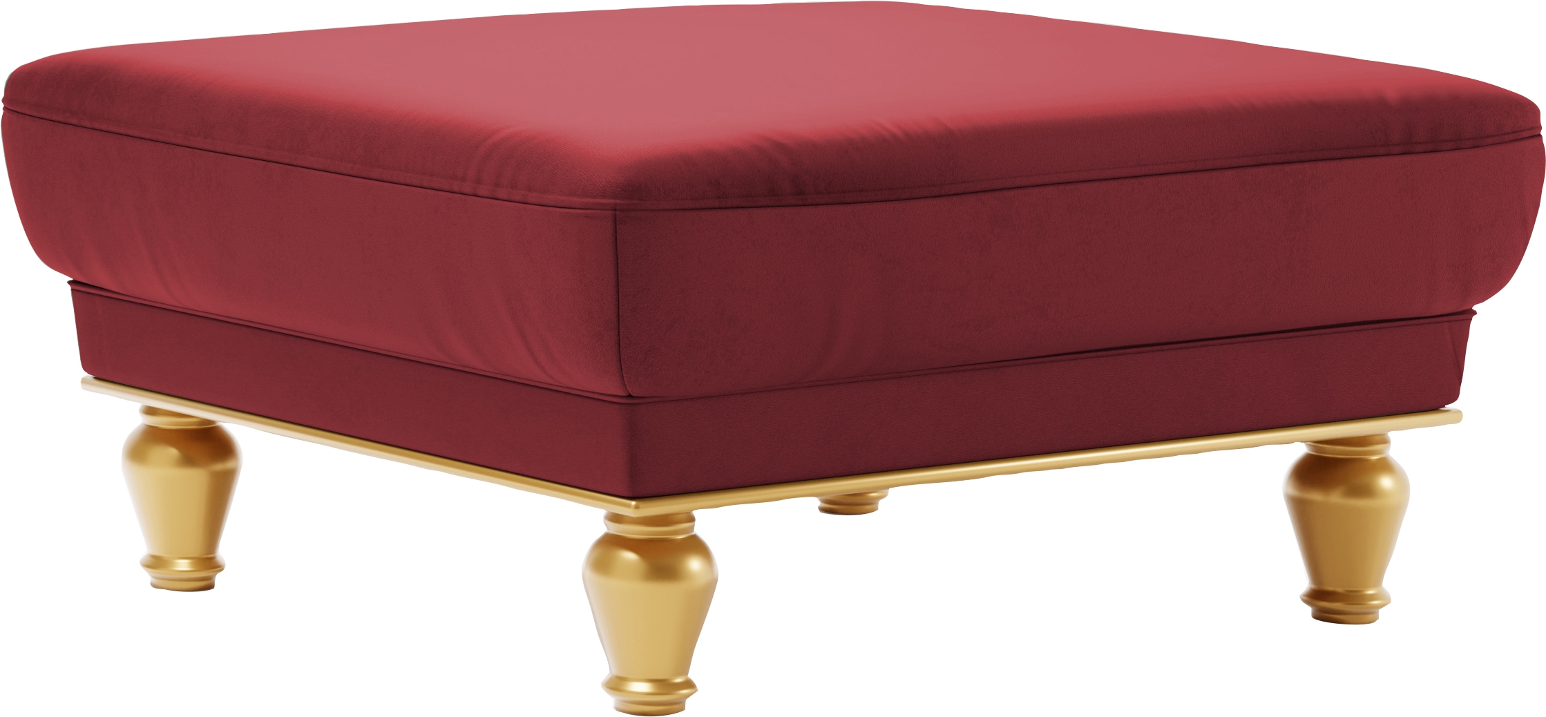 sit&more Polsterhocker »Orient 5«, goldfarbene Füße
