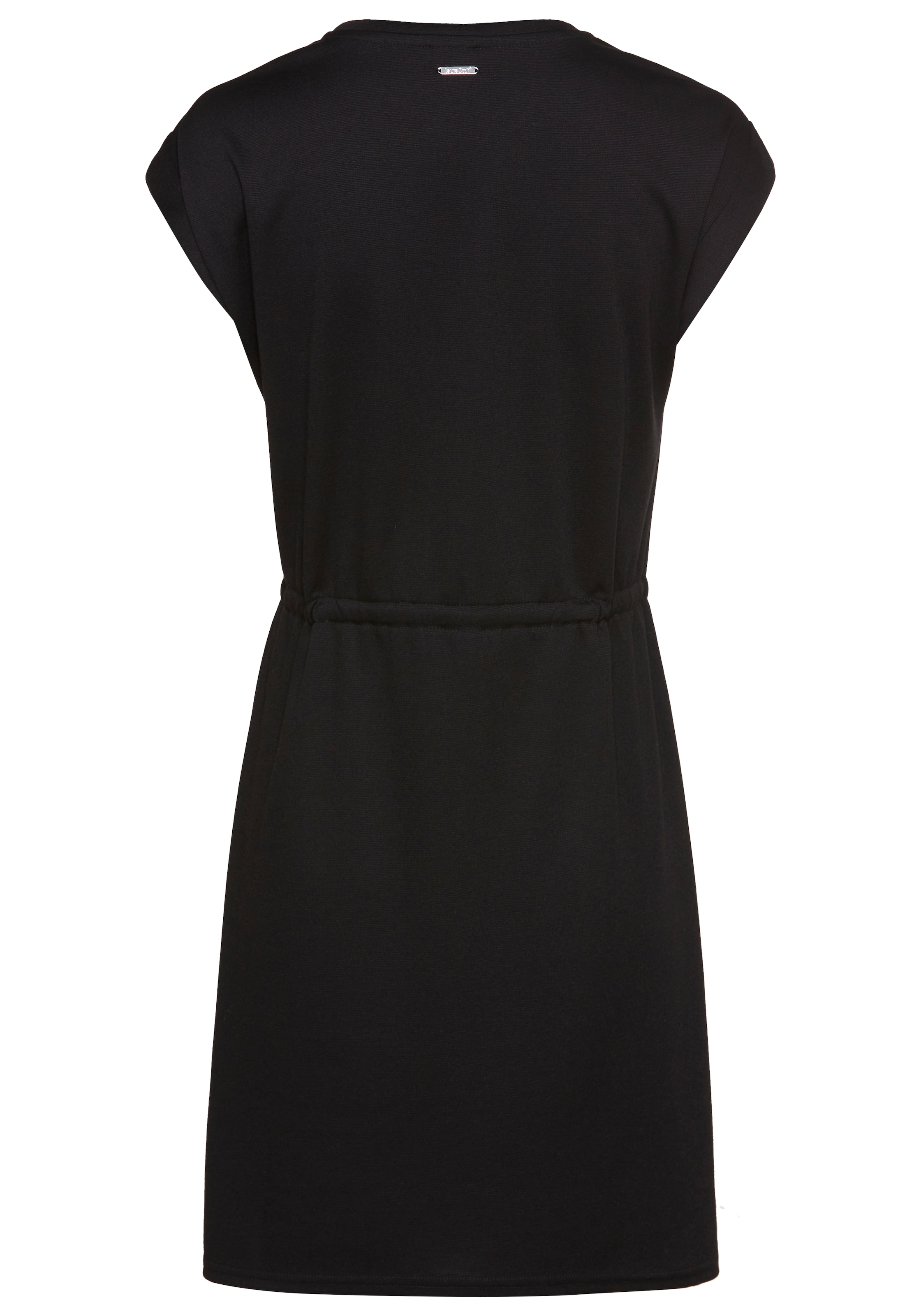 Laura Scott Shirtkleid Ohne Taschen mit Bindetaille und Frontprint