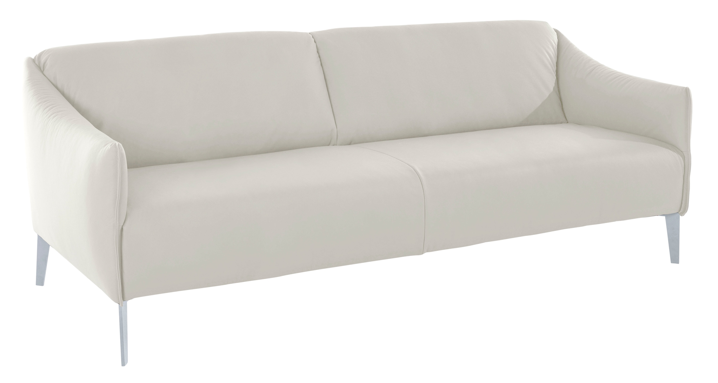 W.SCHILLIG 2,5-Sitzer »sally«, mit Metall-Winkelfüßen in Silber matt, Breite 194 cm