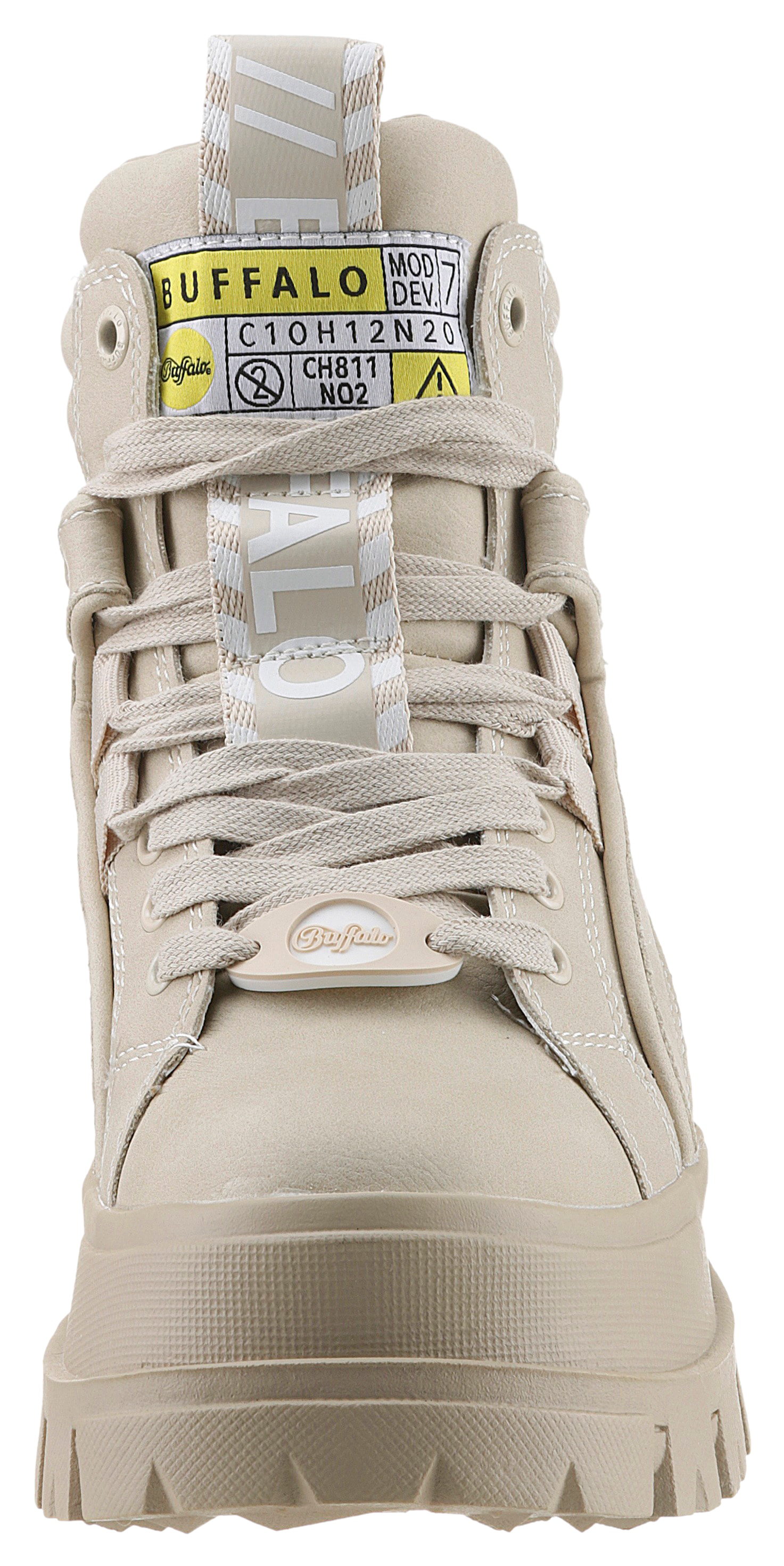 Buffalo Schnürboots »ASPHA NC MID«, Schnürstiefelette, High Top Sneaker mit weicher Schaftrandpolsterung