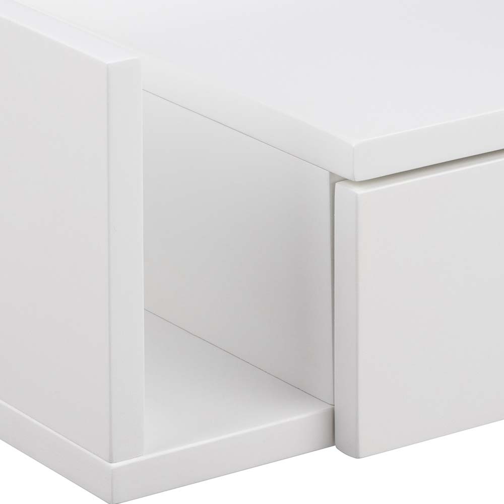 ACTONA GROUP Nachttisch »Ashlan Nachtkommode«, Nachtschrank, wandmontiert, 1 Schublade, 1 Fachboden, Metallschienen