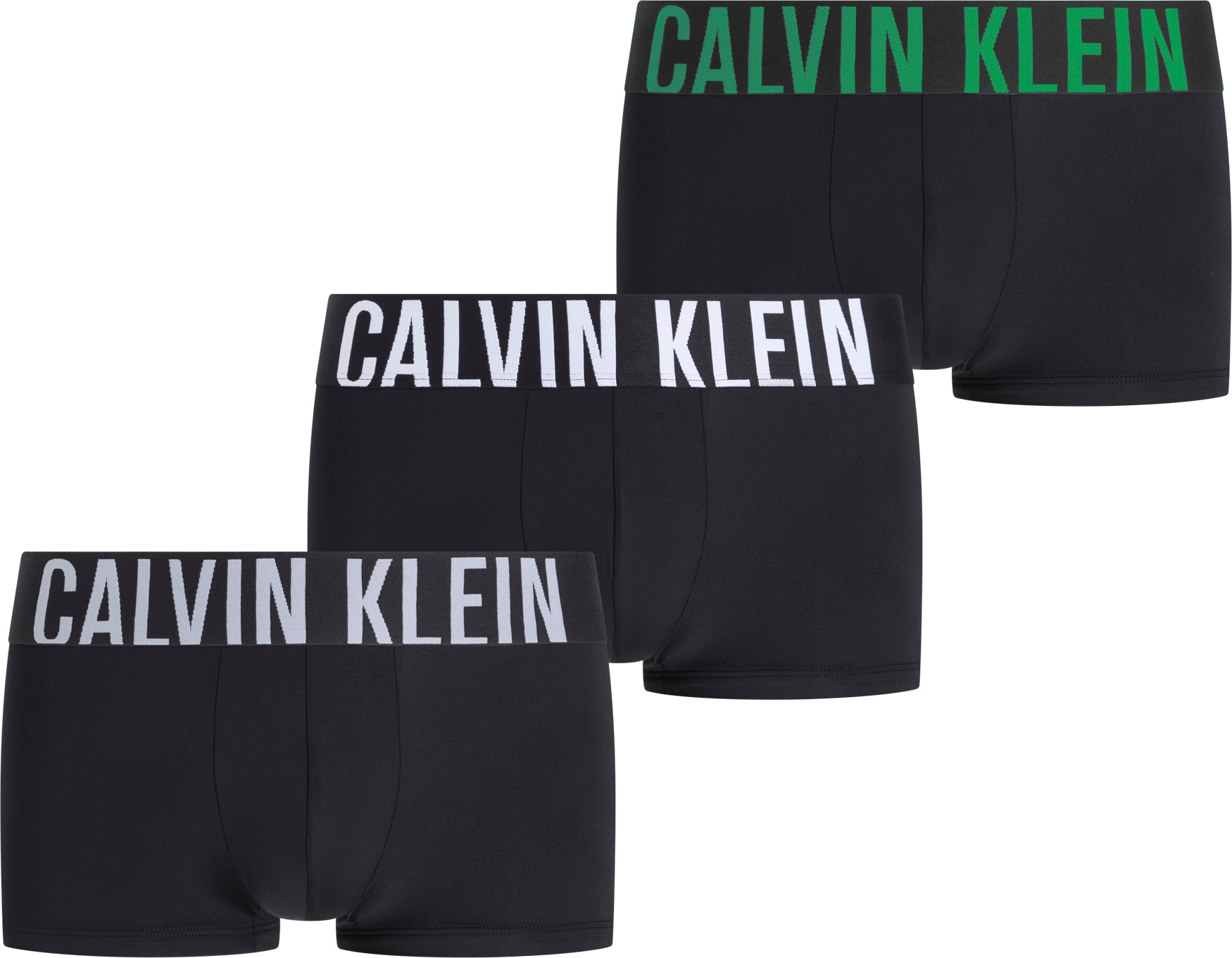 CALVIN KLEIN UNDERWEAR Trunk »LOW RISE TRUNK 3PK« Packung, 3er-Pack, 3 Stk. tlg., mit Logobund MISTY GR, WHITE, BLOSSOM GR S (48) S (48) 3er-Pack...