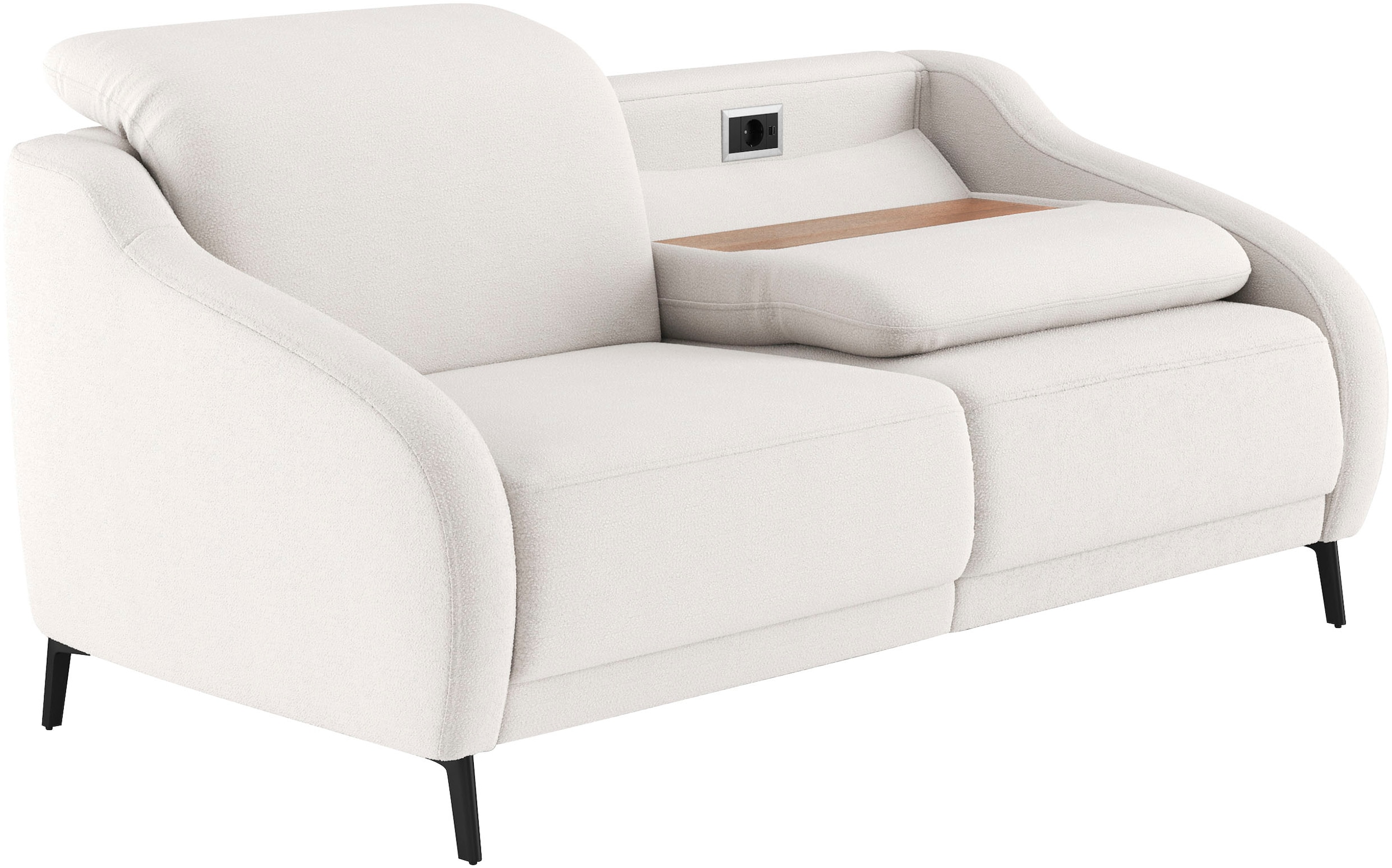 sit&more 3-Sitzer »Blues«, wahlweise mit Klapptisch und USB