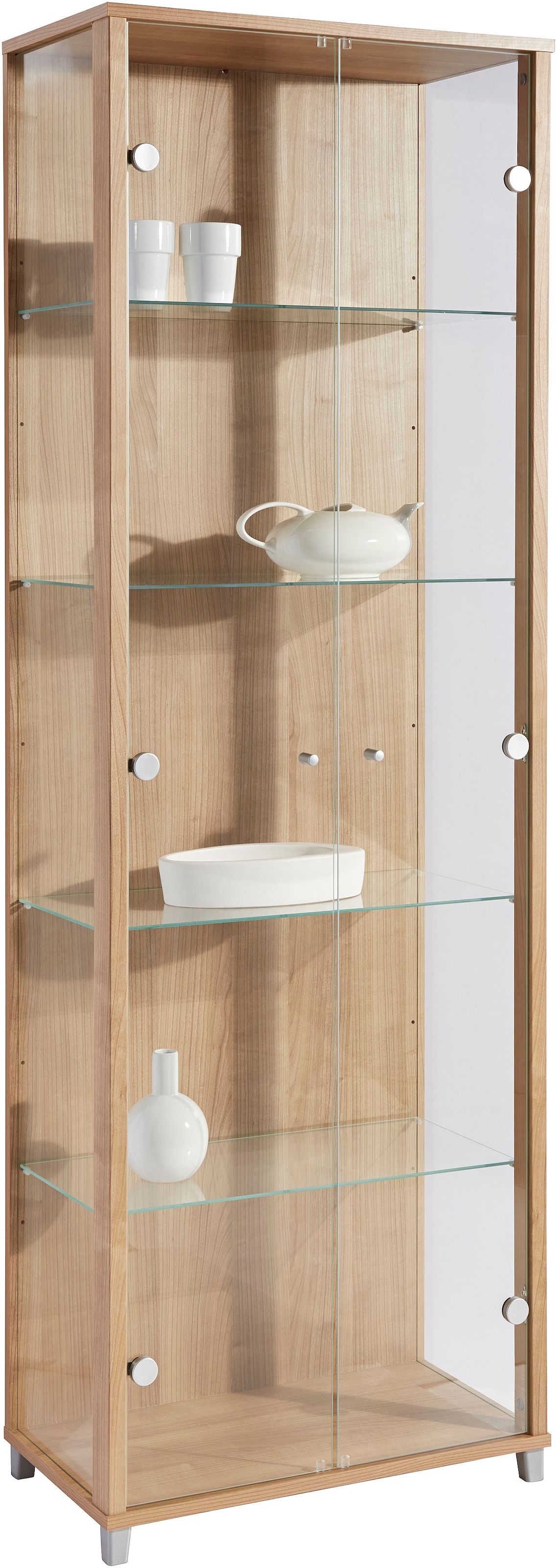 fif möbel Vitrine »OPTIMA« Standvitrine, Vitrinenschrank, Glasvitrine, Samm günstig online kaufen