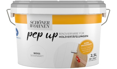 SCHÖNER WOHNEN-Kollektion Lack »pep up - weiß«, 2,5 Liter, weiß, Renovierfarbe für... kaufen