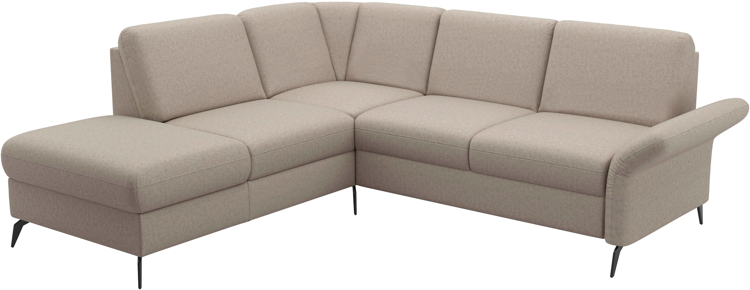 Home affaire Ecksofa »Rochelle«, optional: Armteilverstellung, klappbar, Bettkasen
