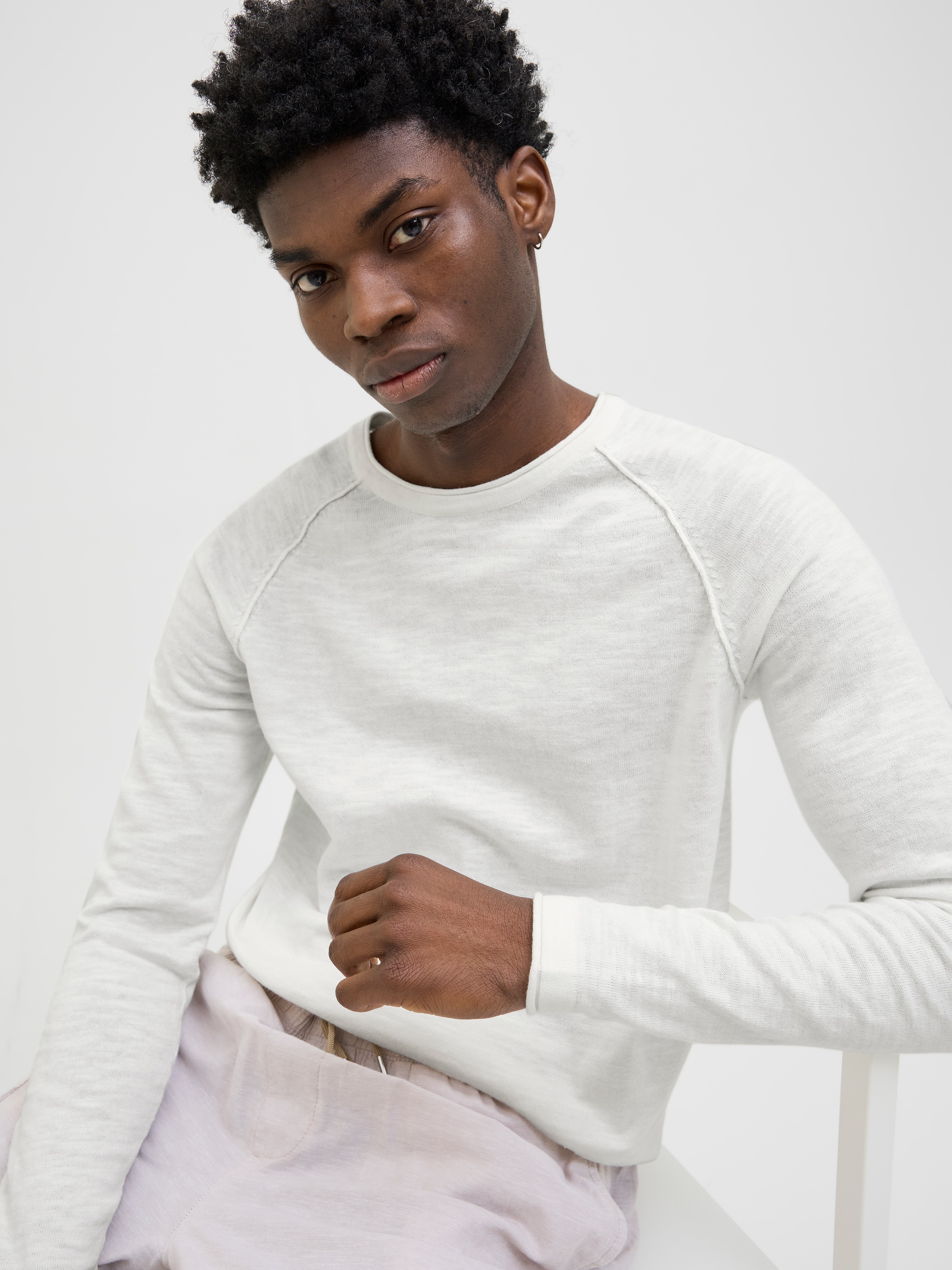 Jack & Jones Rundhalspullover »JJEBREEZE KNIT CREW NECK SN«, mit Rundhalsausschnitt