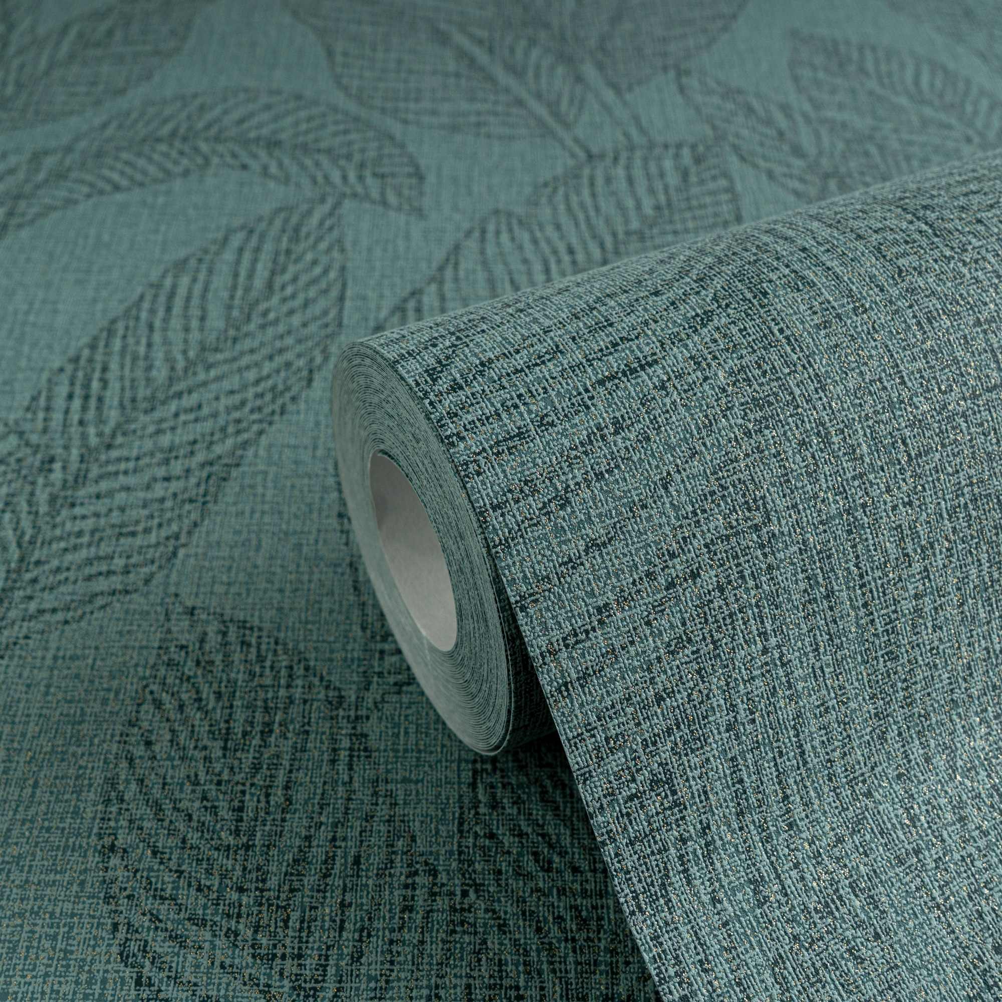 CosmoLiving by Cosmopolitan Vliestapete »Golden Fern – Edle Vliestapete« matt strukturiert Feine Blattstruktur mit edlem Glanz