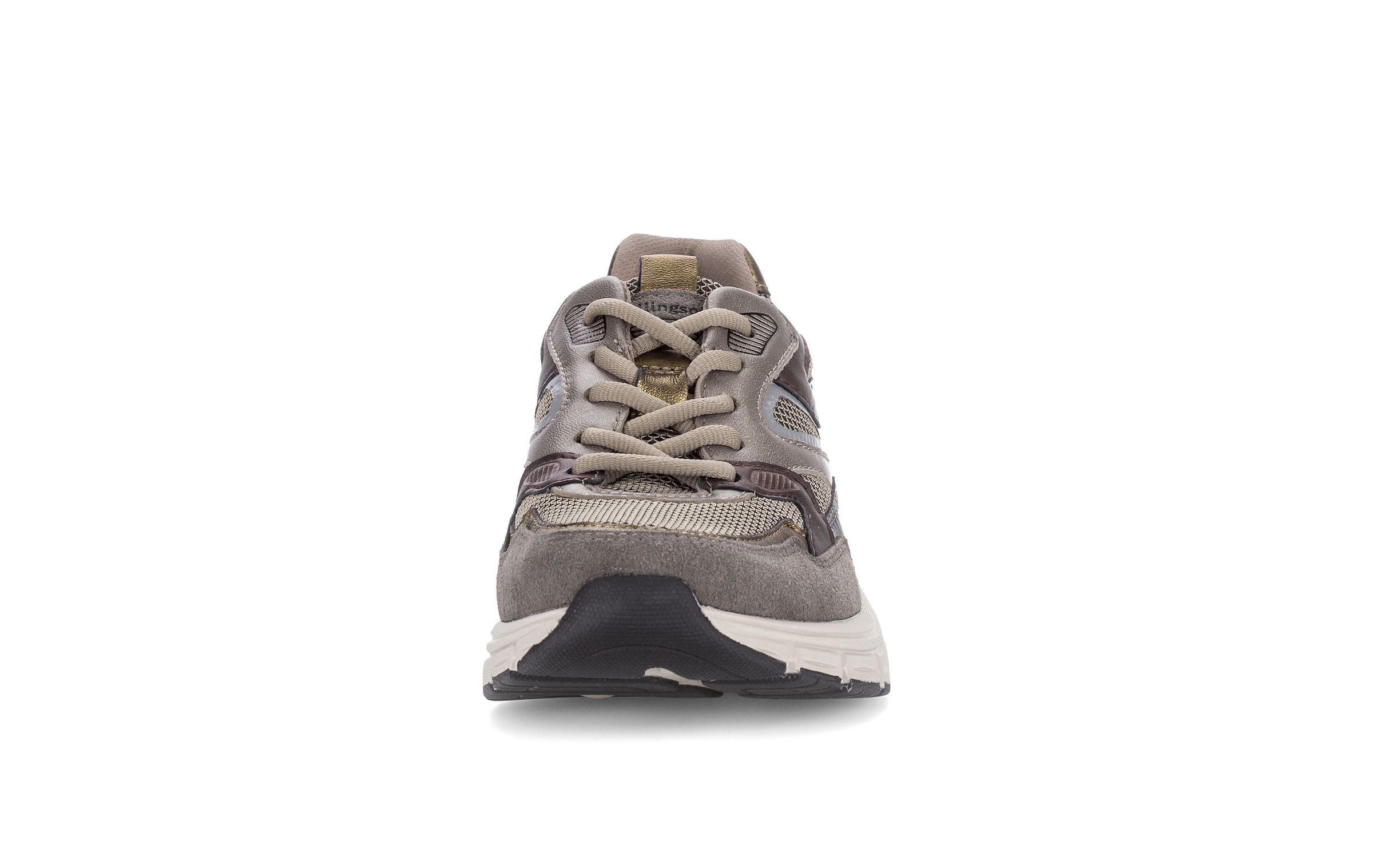 rollingsoft Keilsneaker  Schnürer, Halbschuh, Freizeitschuh im modischen Materialmix