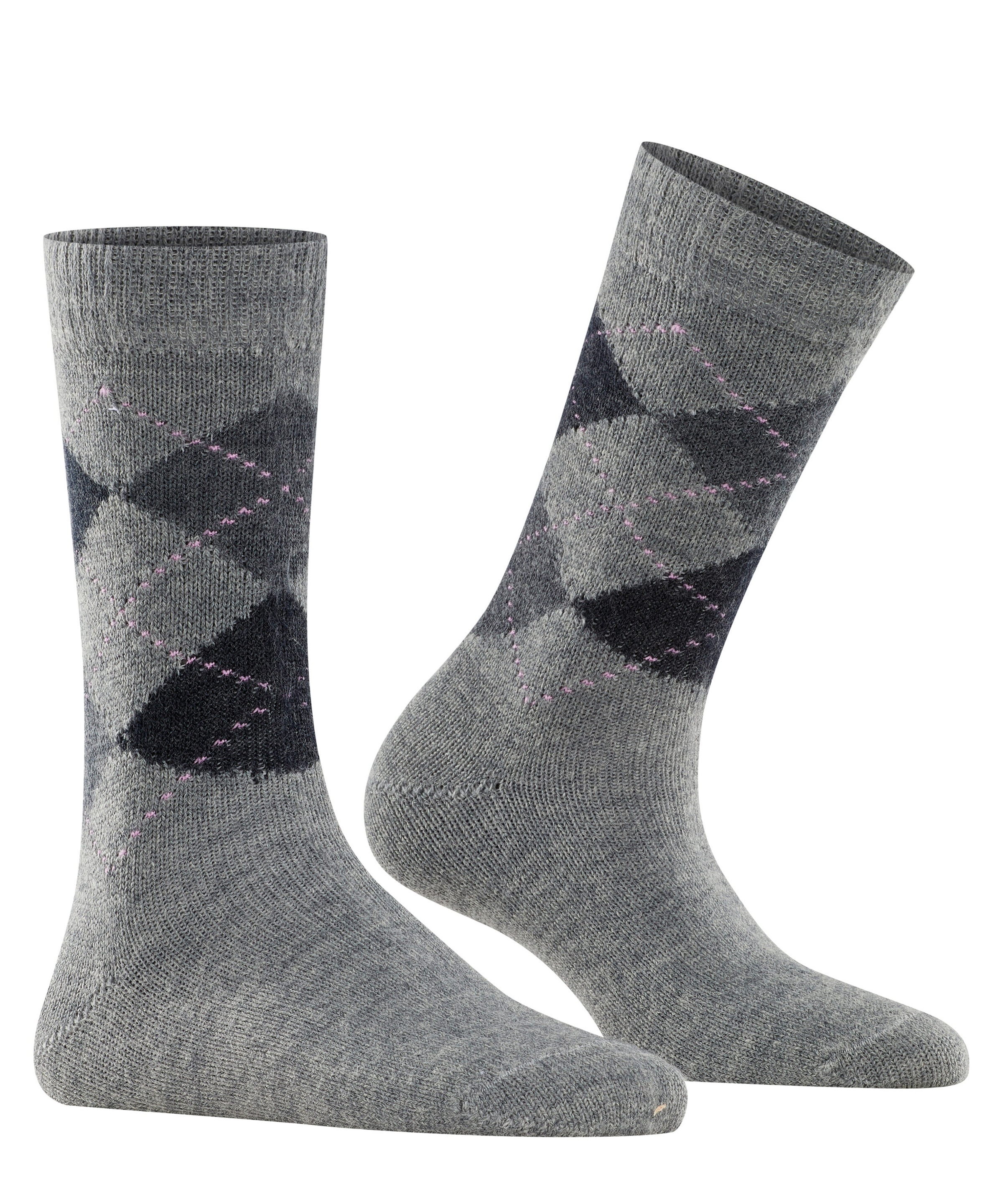 Burlington Socken »Whitby« verstärkt, hochwertig, mehrfarbig, mit Karo