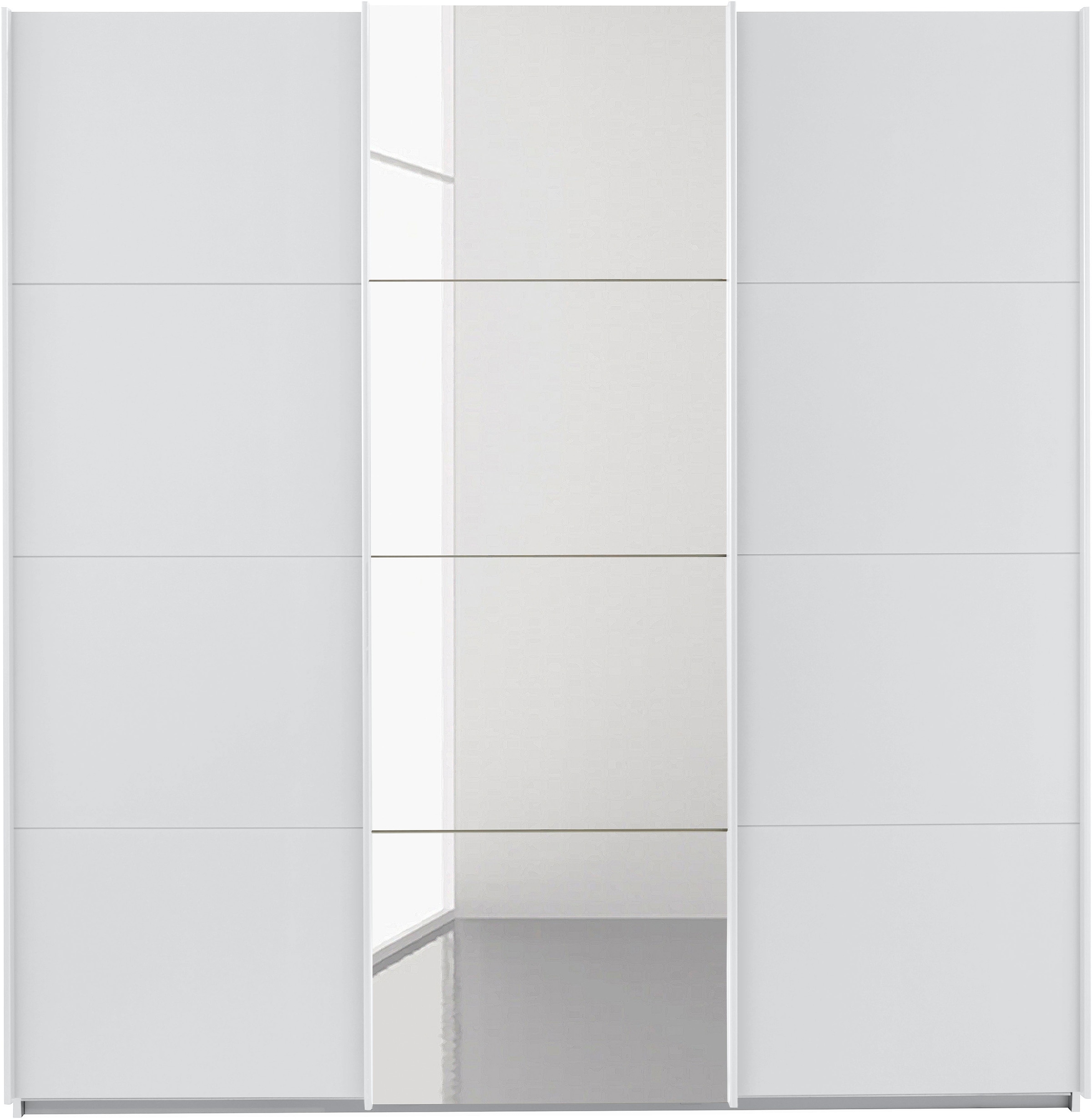 rauch Schwebetürenschrank »Kleiderschrank Schrank Garderobe TOPSELLER OTELI inkl. Inneneinteilung« Breiten 203/271/315/360 cm Höhen 210/229 cm,  mit 3 Innenschubladen sowie zusätzlichen Einlegeböden MADE IN GERMANY