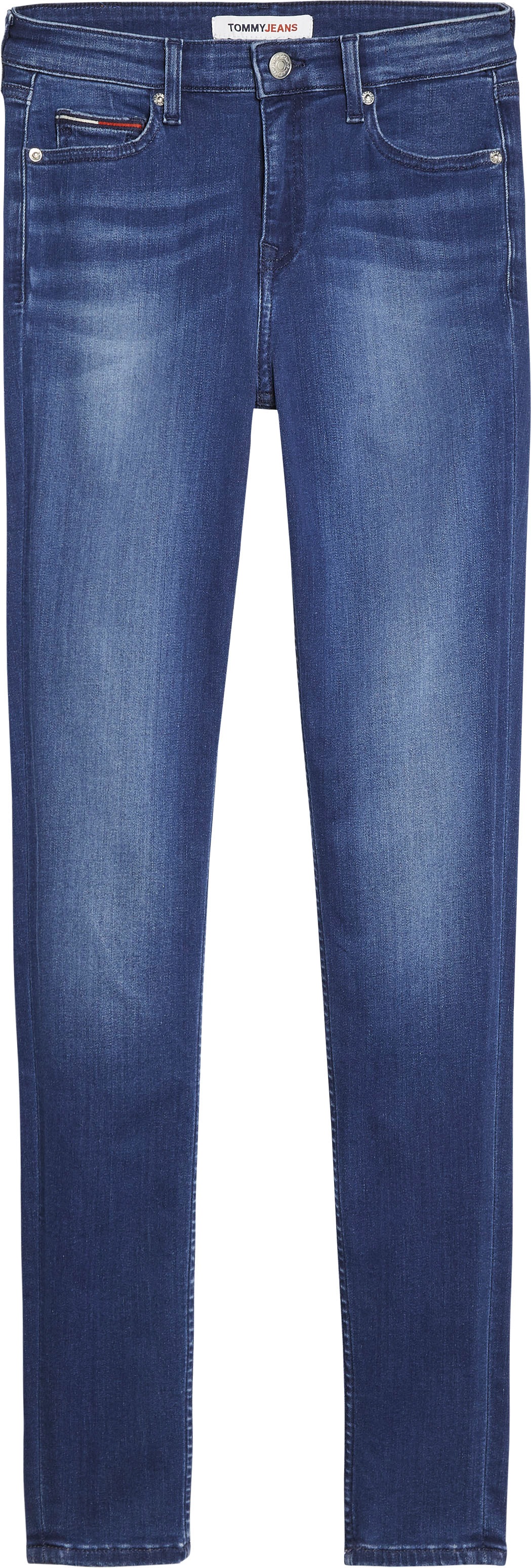 Tommy Jeans Skinny-fit-Jeans »Nora Mid Rise Skinny Fit« mit Tommy Jeans Logo-Badge & Stickereien
