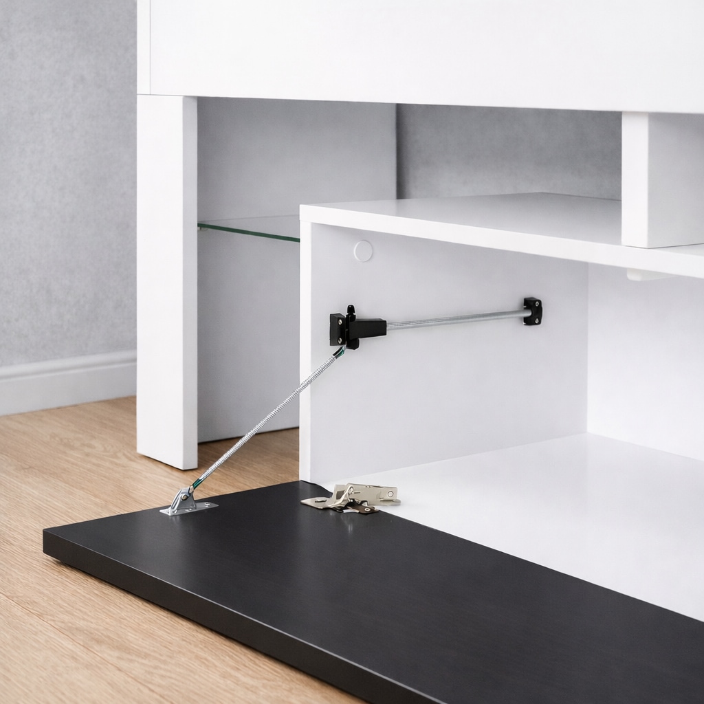 OTTO home Lowboard »MONICA, TV-Board, TV-Kommode, TV-Schrank, TV-Unterschrank, TV-Möbel« Modernes Hochglanz TV-Board in 2 Farben, grifflos mit Push-to-Open