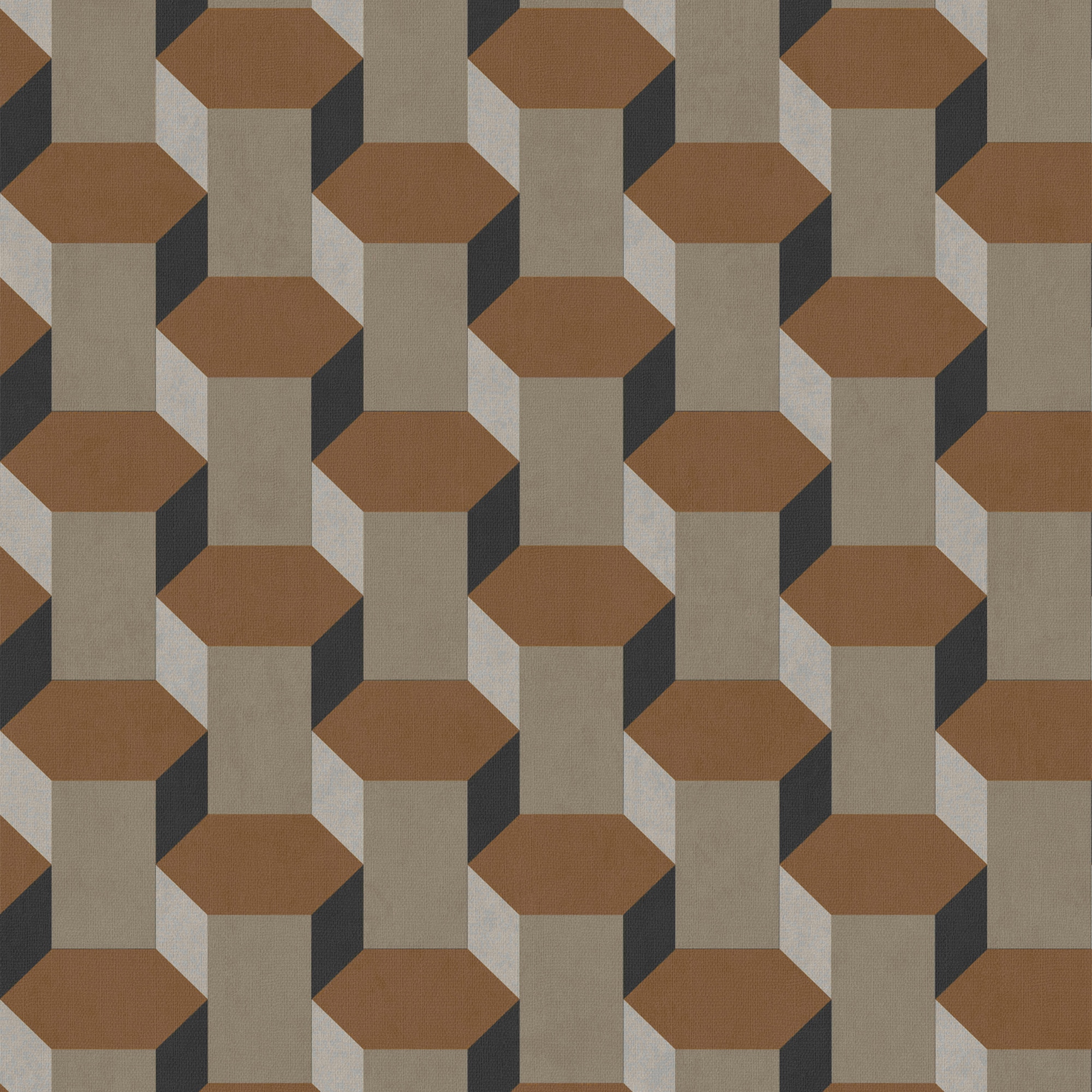 Sublime Vliestapete »VINTAGE GEOMETRIC«, 3D-Optik, Design Tapeten