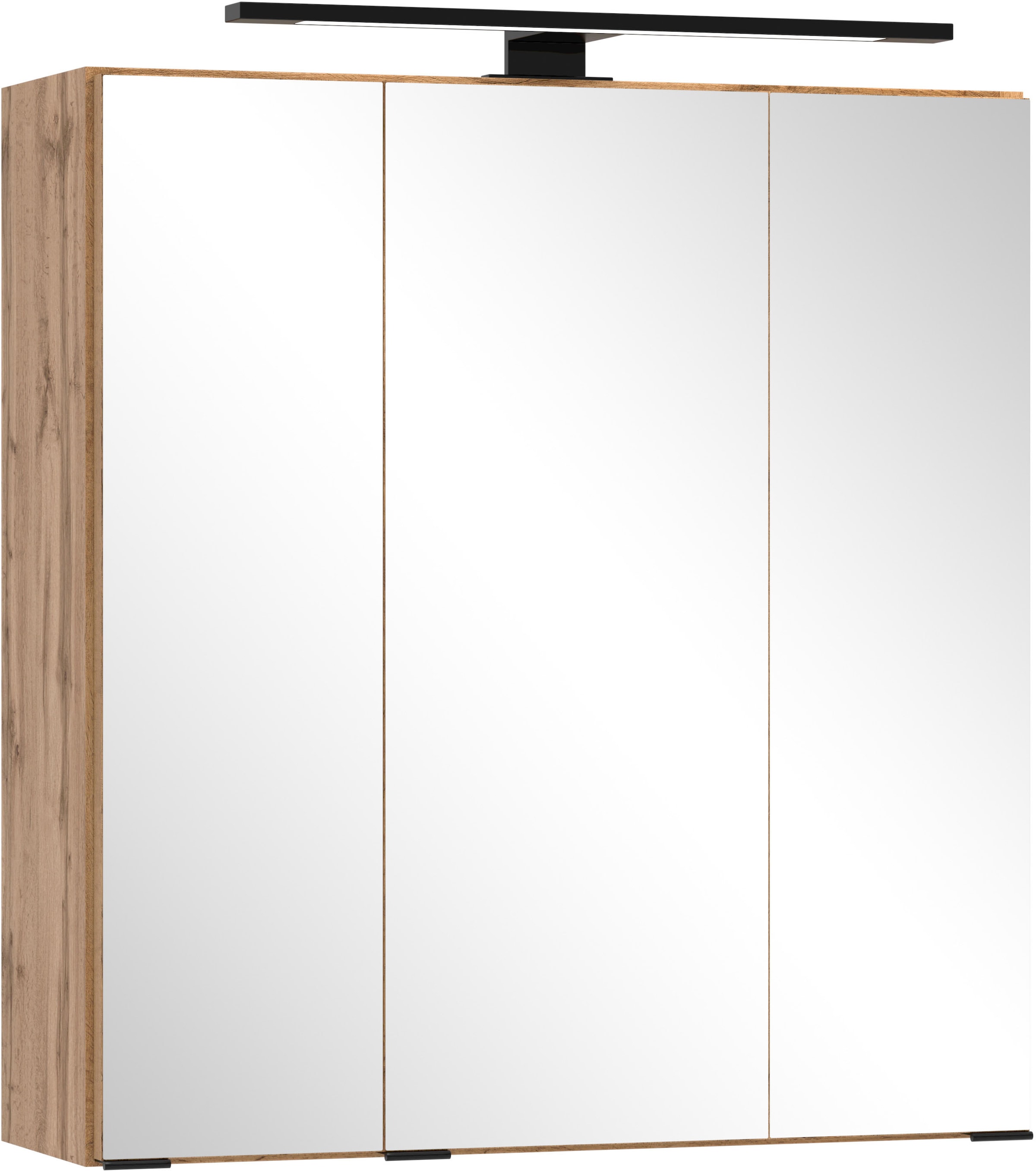 welltime Badezimmer-Set »Welltime Möbel, Carlton Unterbecken-Set 2teilig, 60 cm, gestreift«, (2 St.)