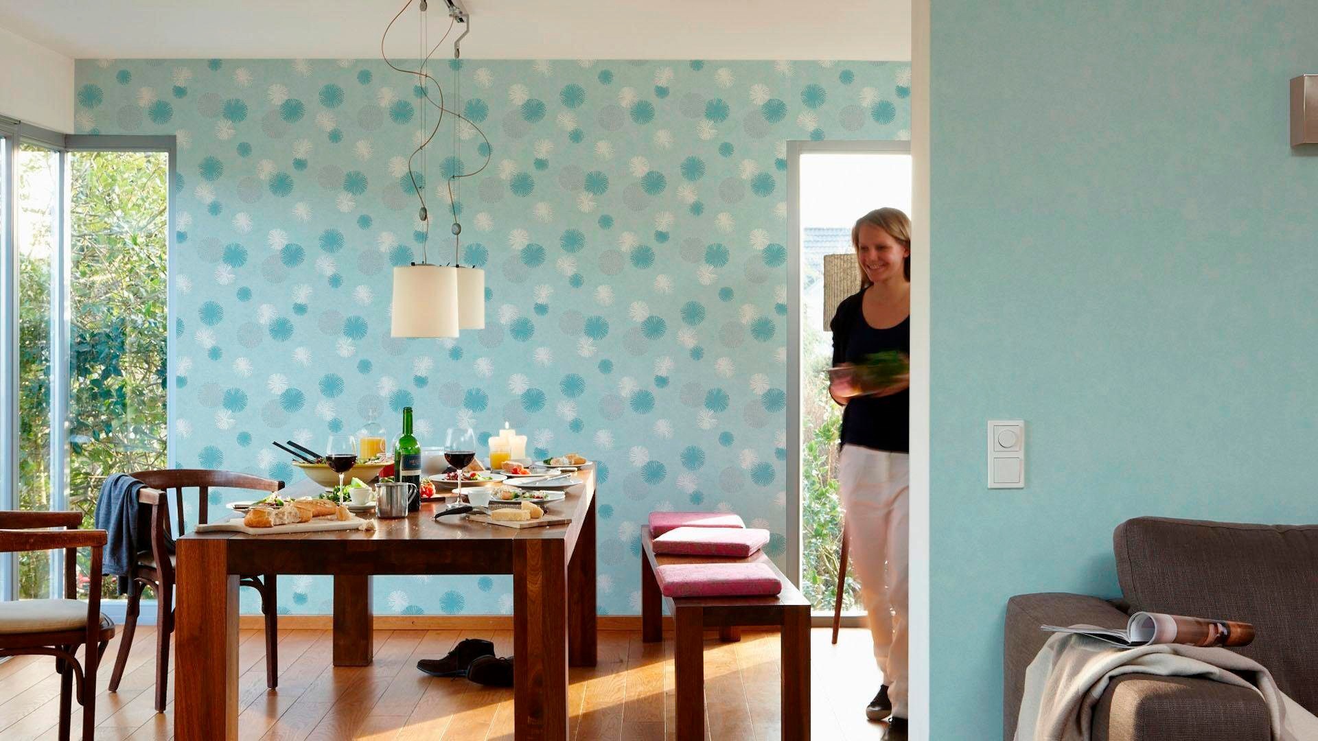 living walls Vliestapete »Life«, gepunktet-geometrisch-grafisch, Moderne Tapete Kinder Vliestapete Tapeten Wohnzimmer Schlafzimmer Flur