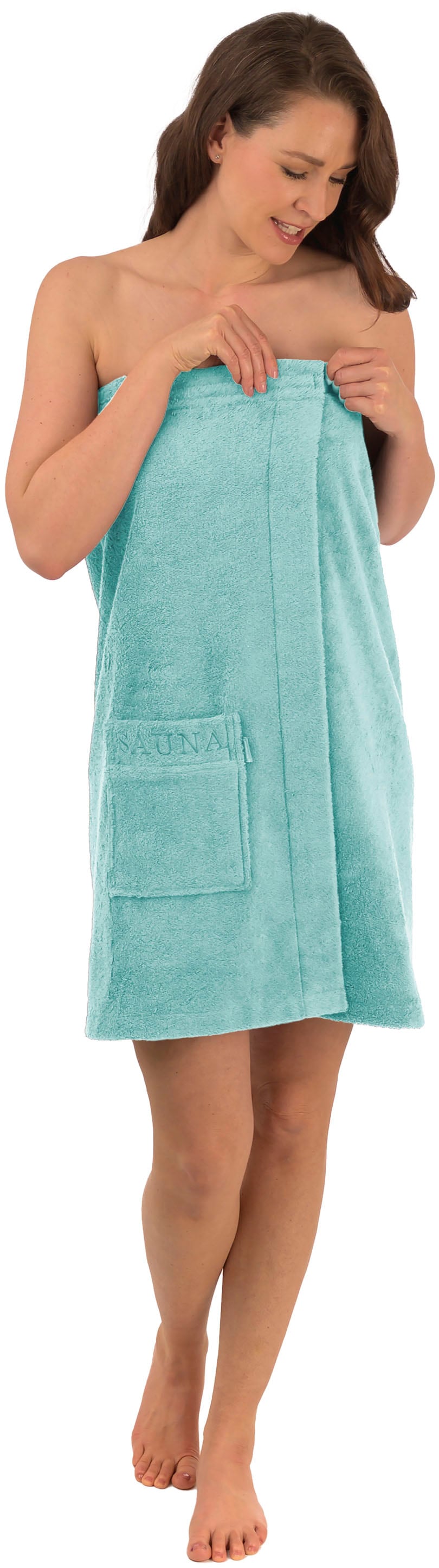 Wewo fashion Kilt »9539T, ideal für Sauna & Spa, Hotelbademantel, Morgenman günstig online kaufen