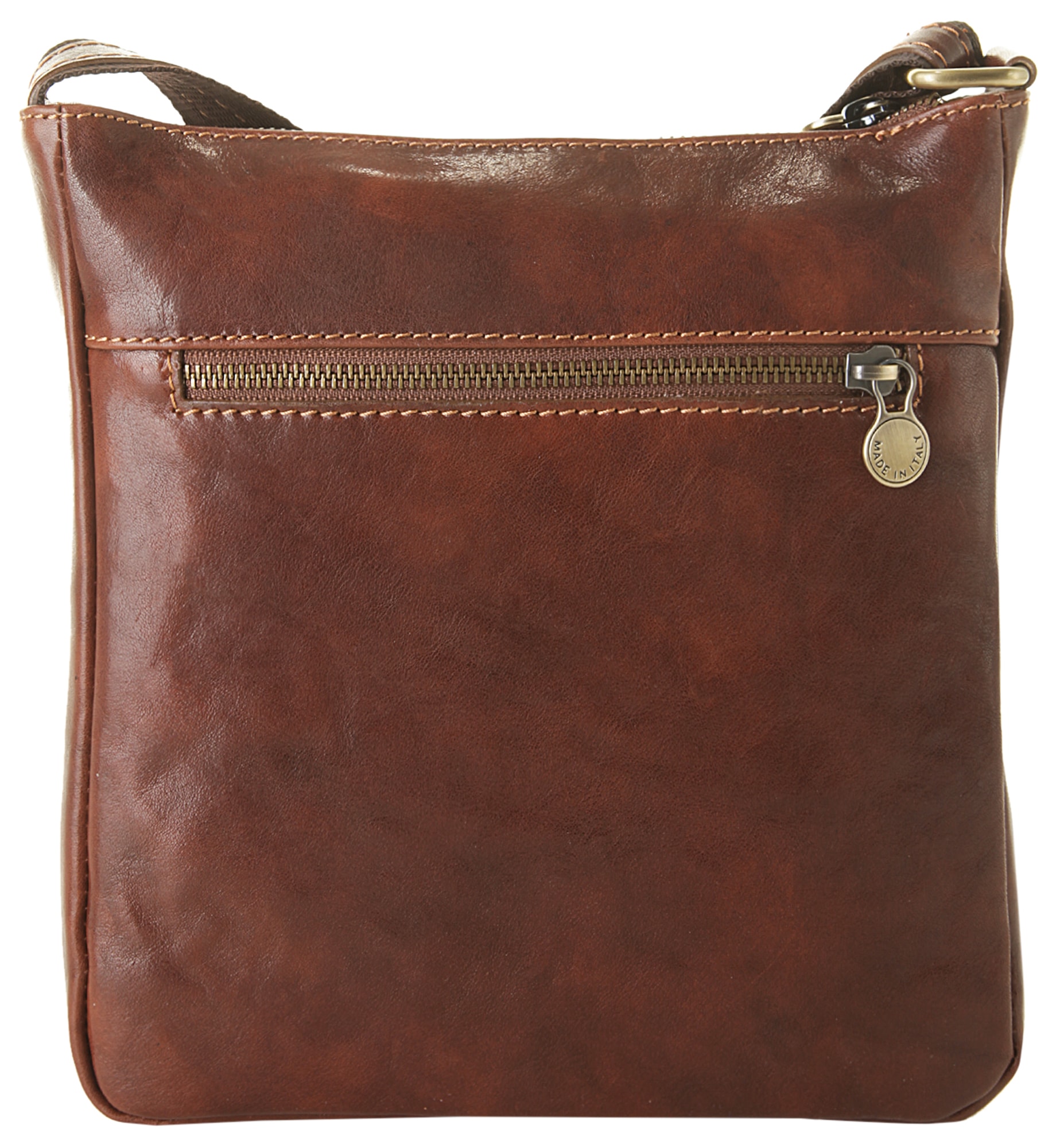 Piké Umhängetasche echt Leder, Made in Italy