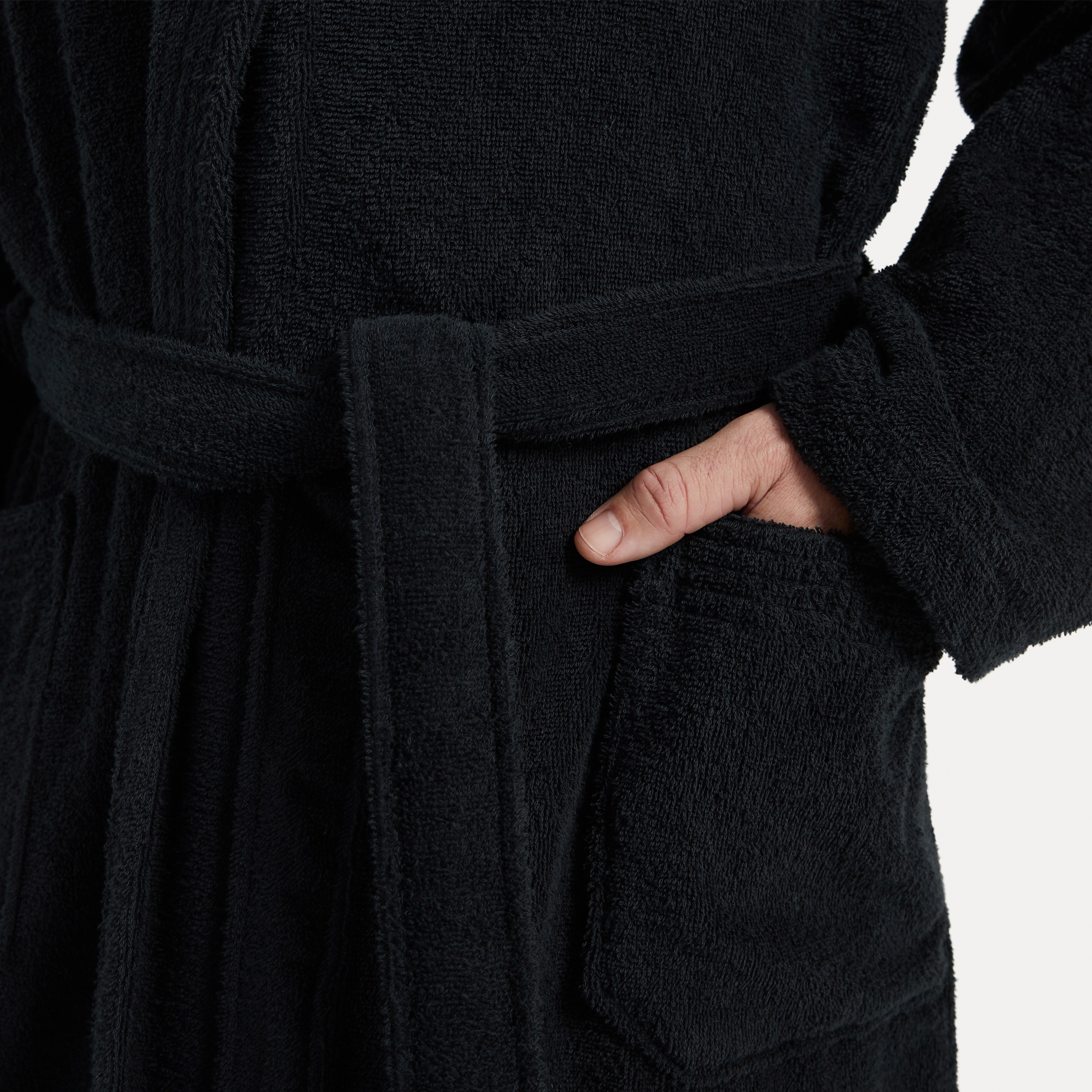 Möve Unisex-Bademantel »Basic« 1 Stk. mit Schalkragen