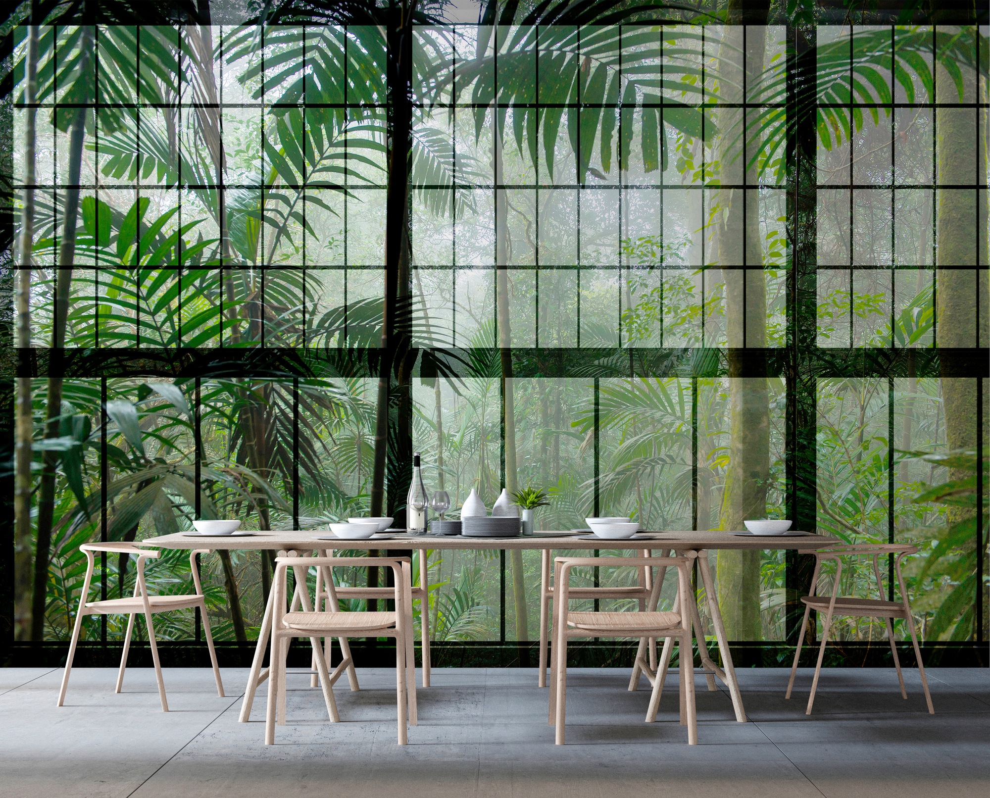 living walls Fototapete »Walls by Patel Rainforest 1« glatt Vlies, Wand, Sc günstig online kaufen