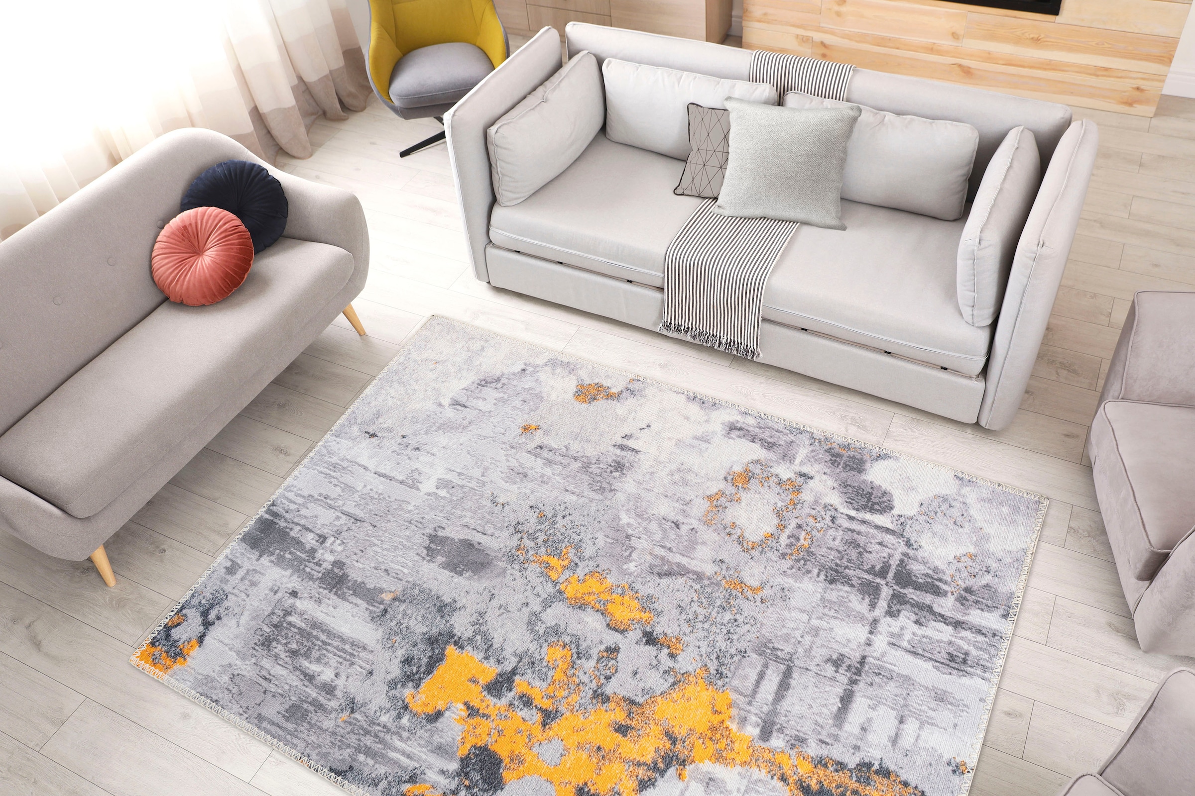 Arte Espina Teppich »Peron 300«, rechteckig, 5 mm Höhe