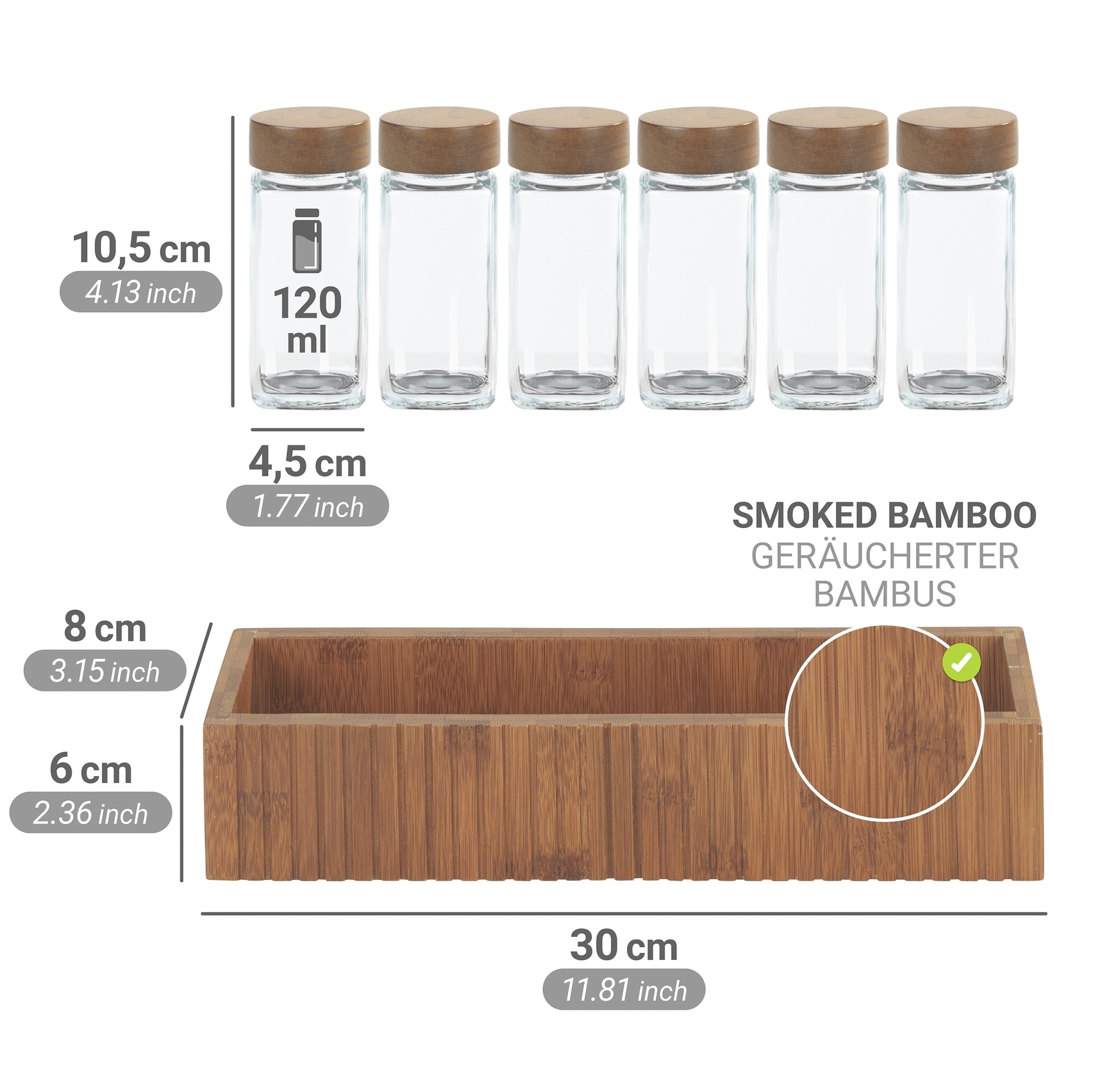 WENKO Gewürzregal »Modell Mera« Set, 13 Stk. tlg.