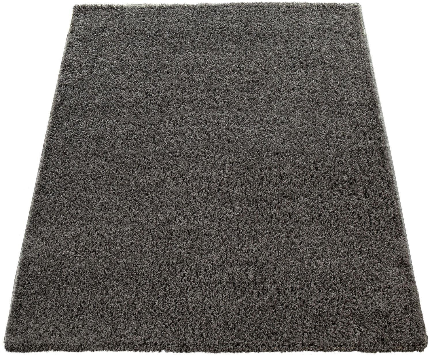 Paco Home Hochflor-Teppich »Sky 250«, rechteckig, 34 mm Höhe, gewebt, Uni-F günstig online kaufen